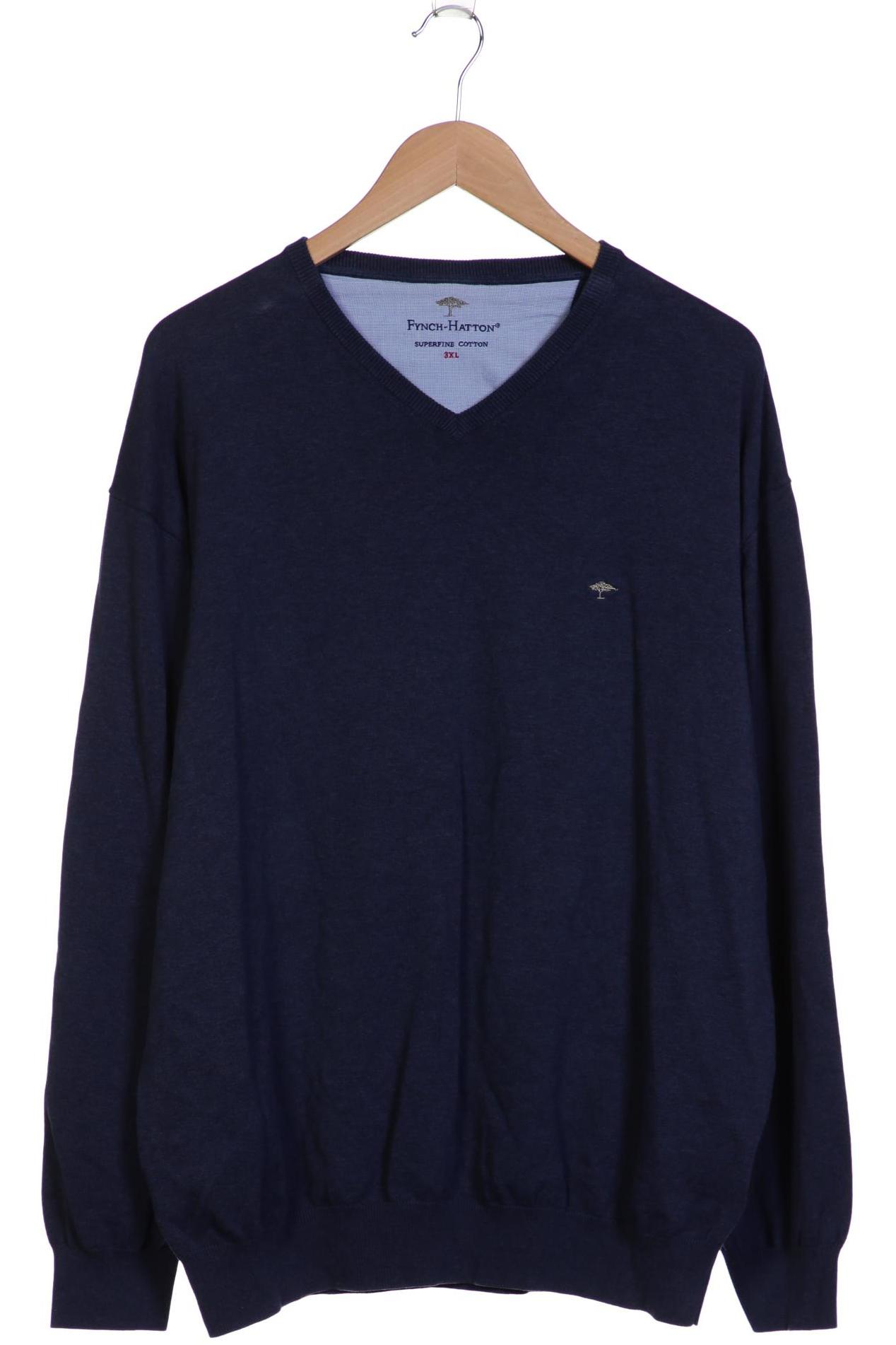 

Fynch Hatton Herren Pullover, blau, Gr. 58