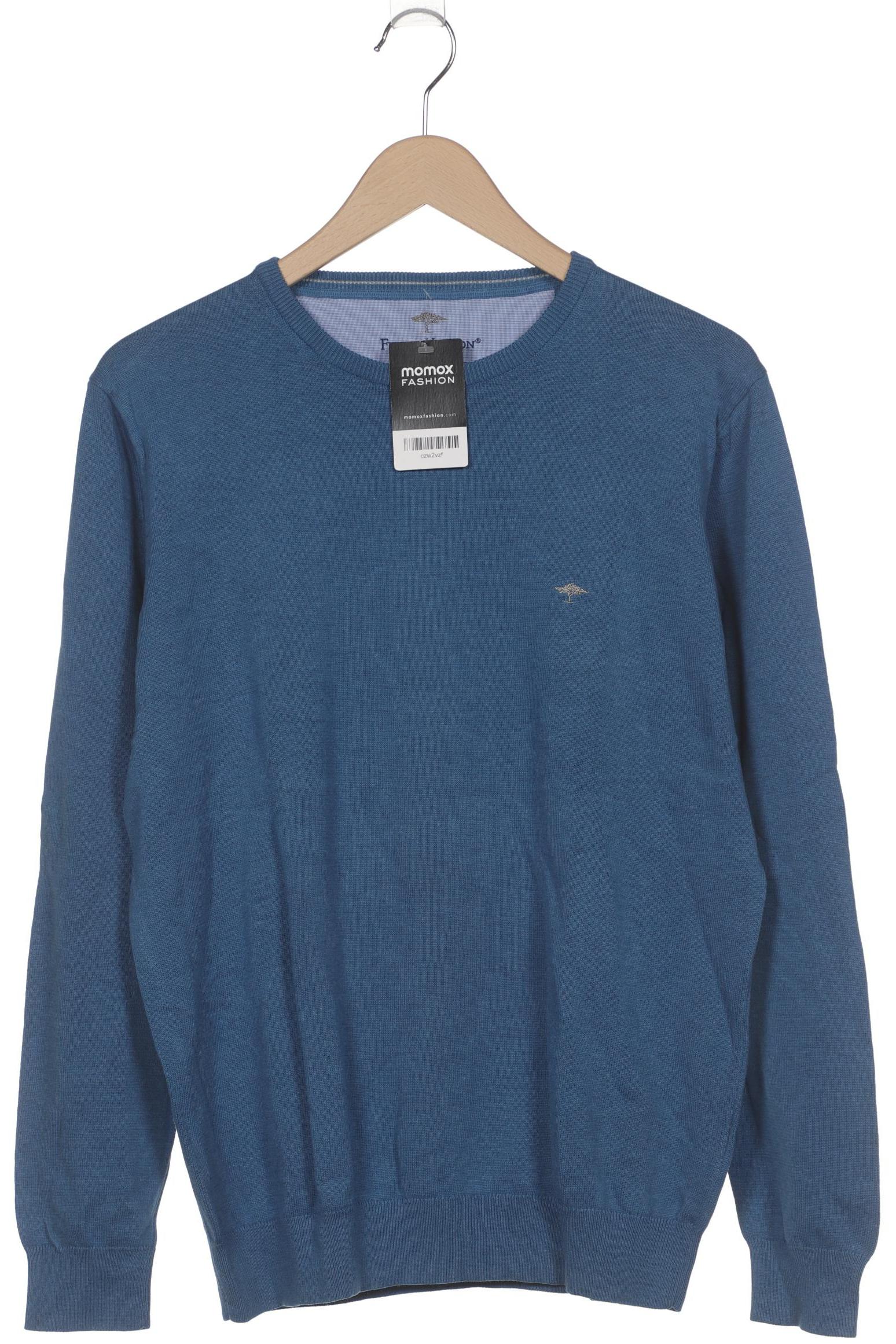 

Fynch Hatton Herren Pullover, blau, Gr. 52