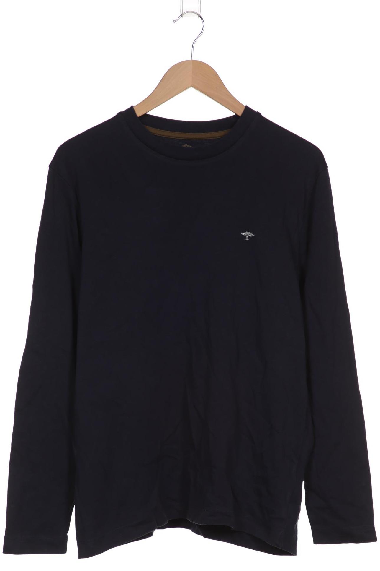 

Fynch Hatton Herren Langarmshirt, marineblau
