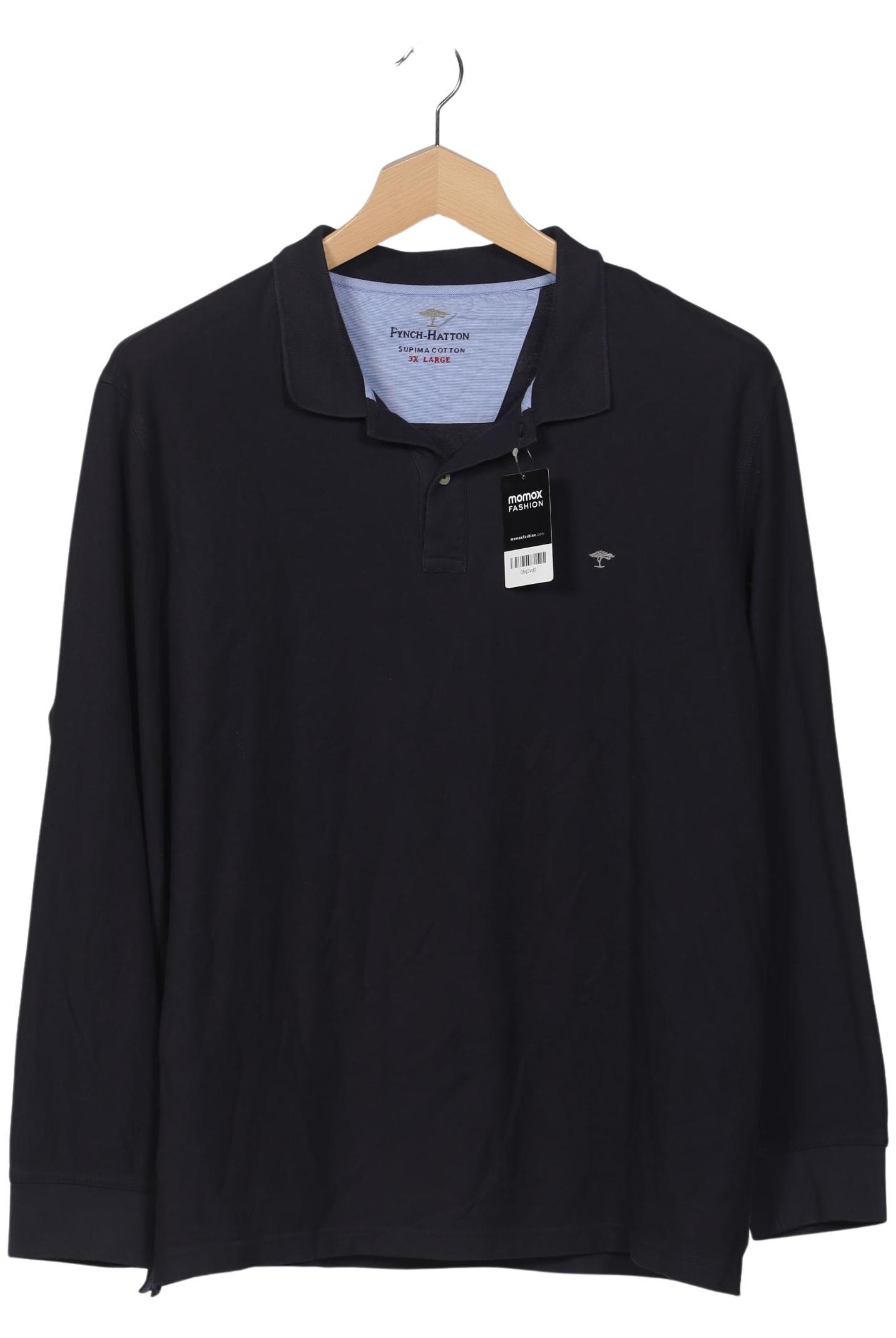 

Fynch Hatton Herren Langarmshirt, marineblau, Gr. 58