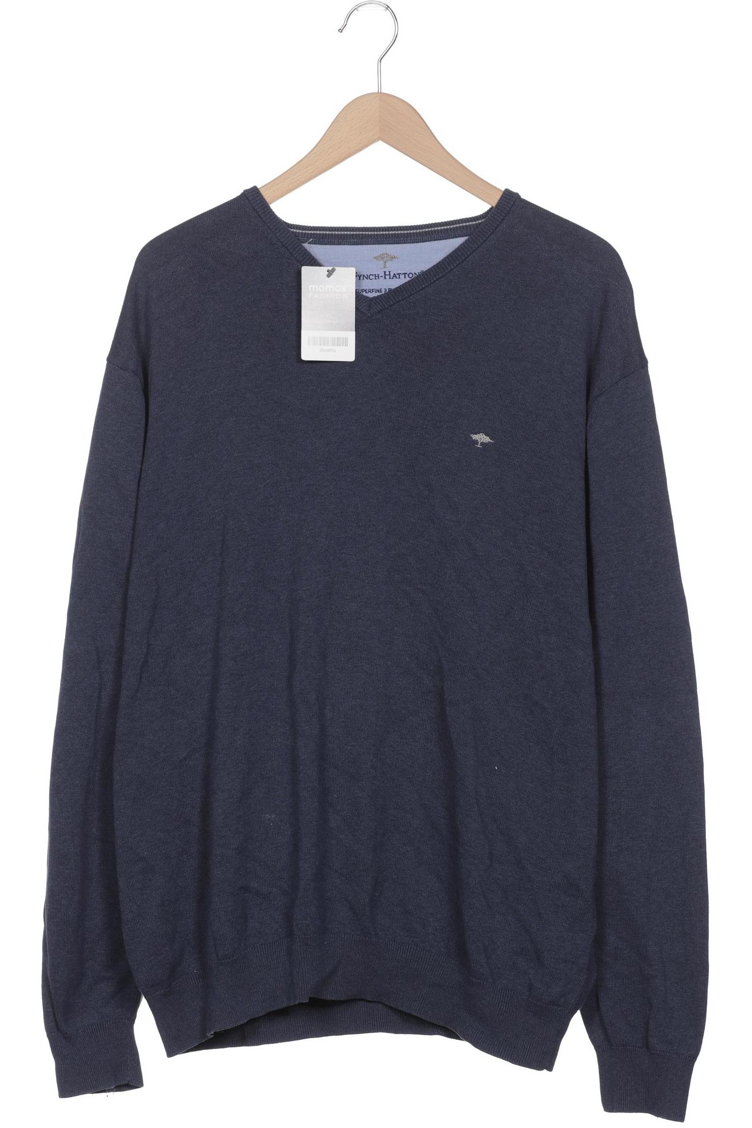 

Fynch Hatton Herren Pullover, blau