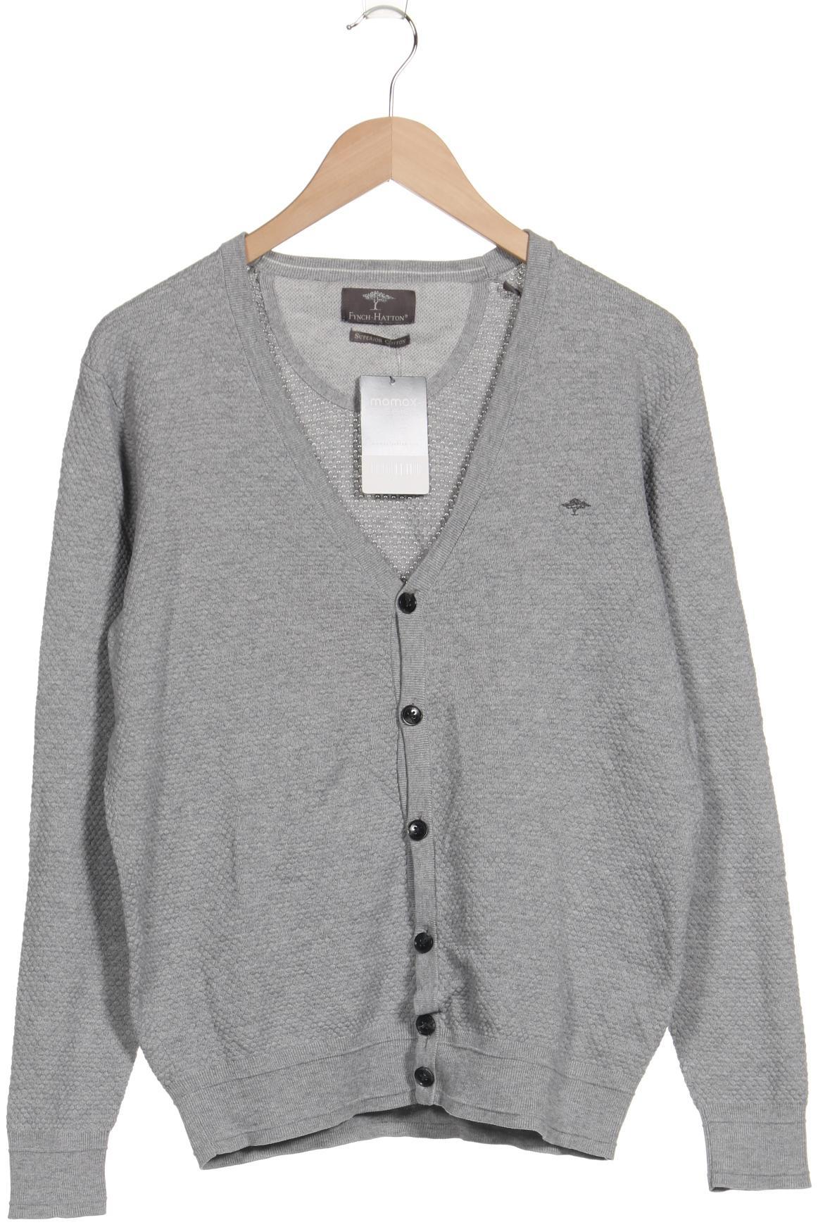 

Fynch Hatton Herren Strickjacke, grau, Gr. 48