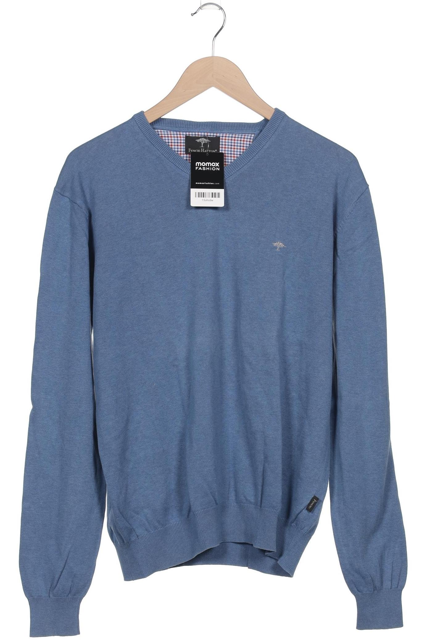 

Fynch Hatton Herren Pullover, blau, Gr. 48