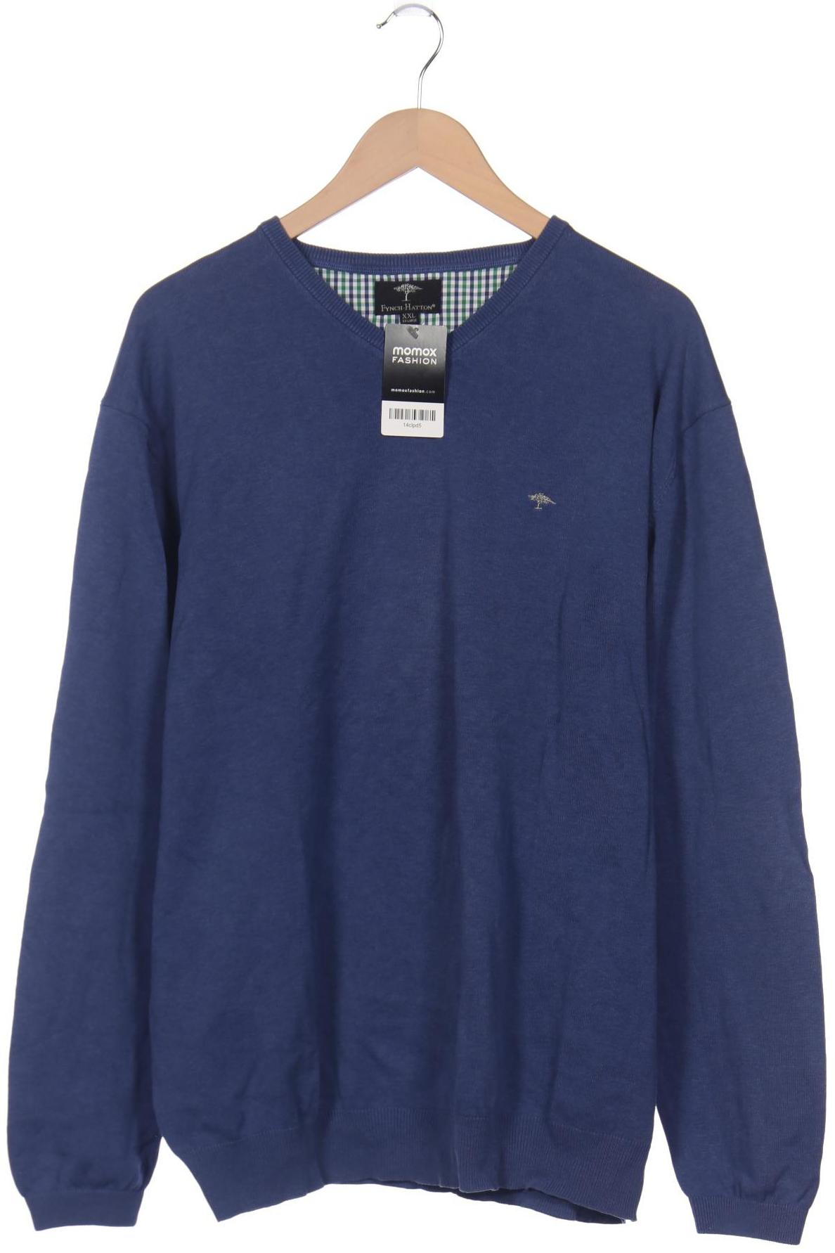 

Fynch Hatton Herren Pullover, blau