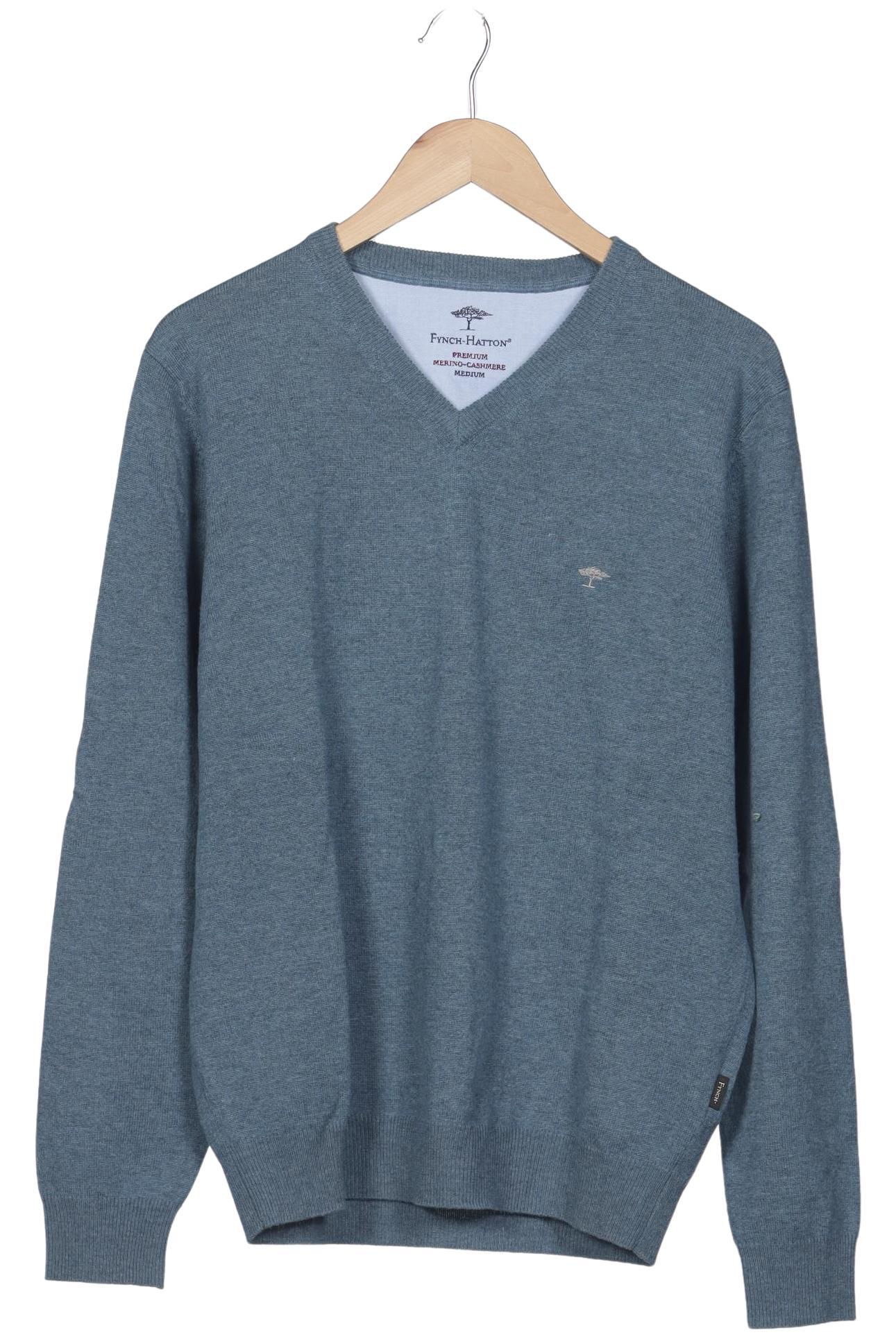 

Fynch Hatton Herren Pullover, blau, Gr. 48
