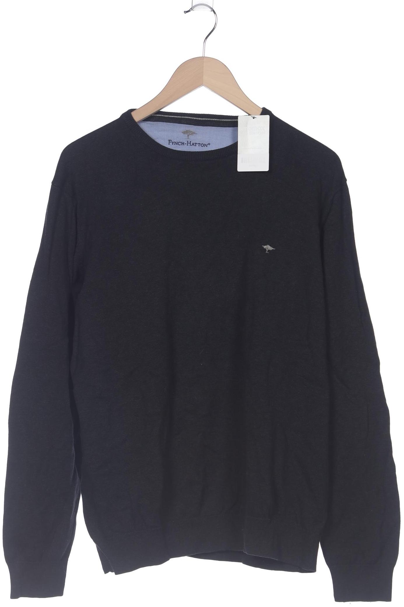 Thumbnail - Fynch Hatton Herren Pullover, schwarz, Gr. 56