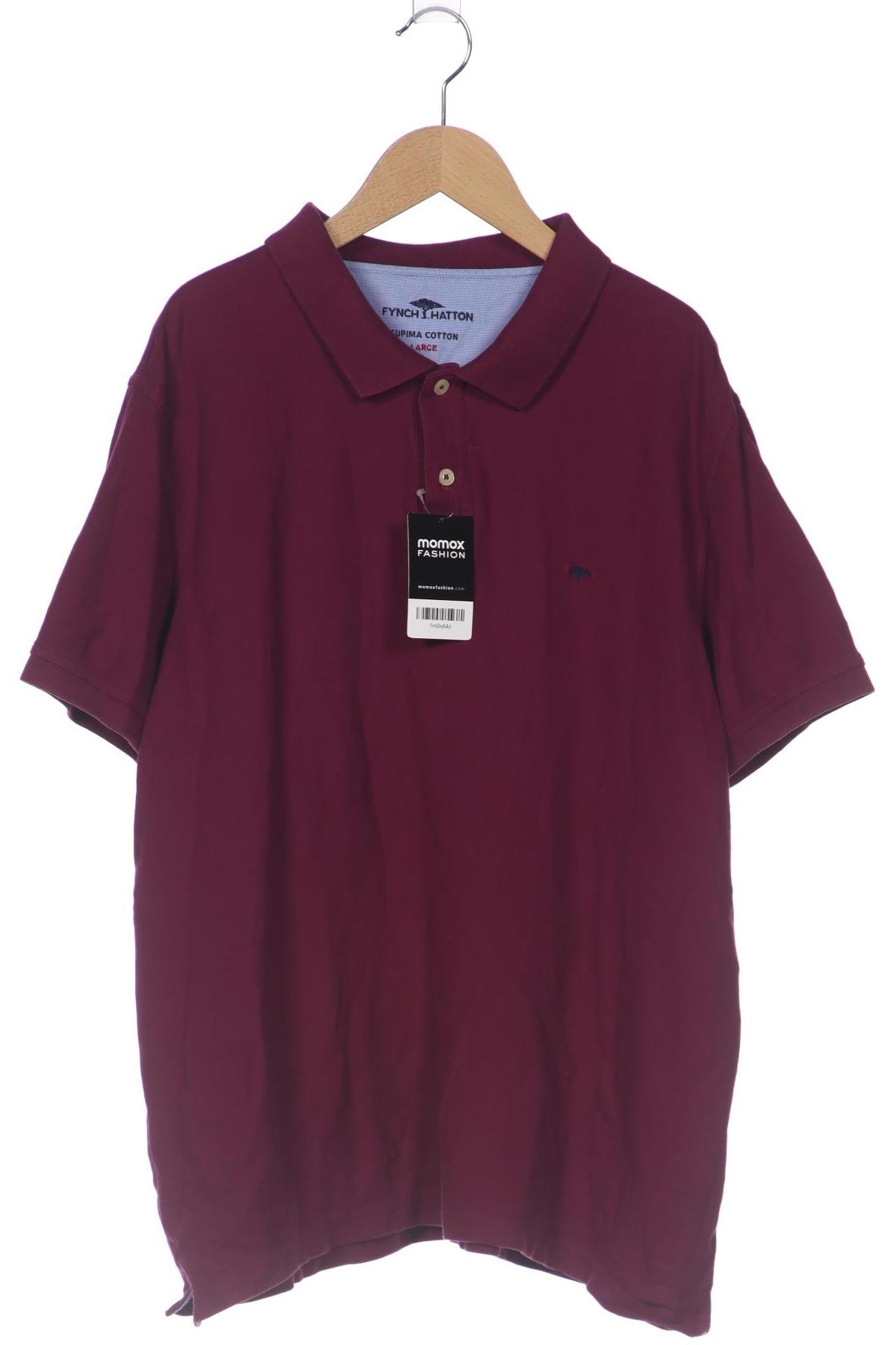 

Fynch Hatton Herren Poloshirt, bordeaux, Gr. 52