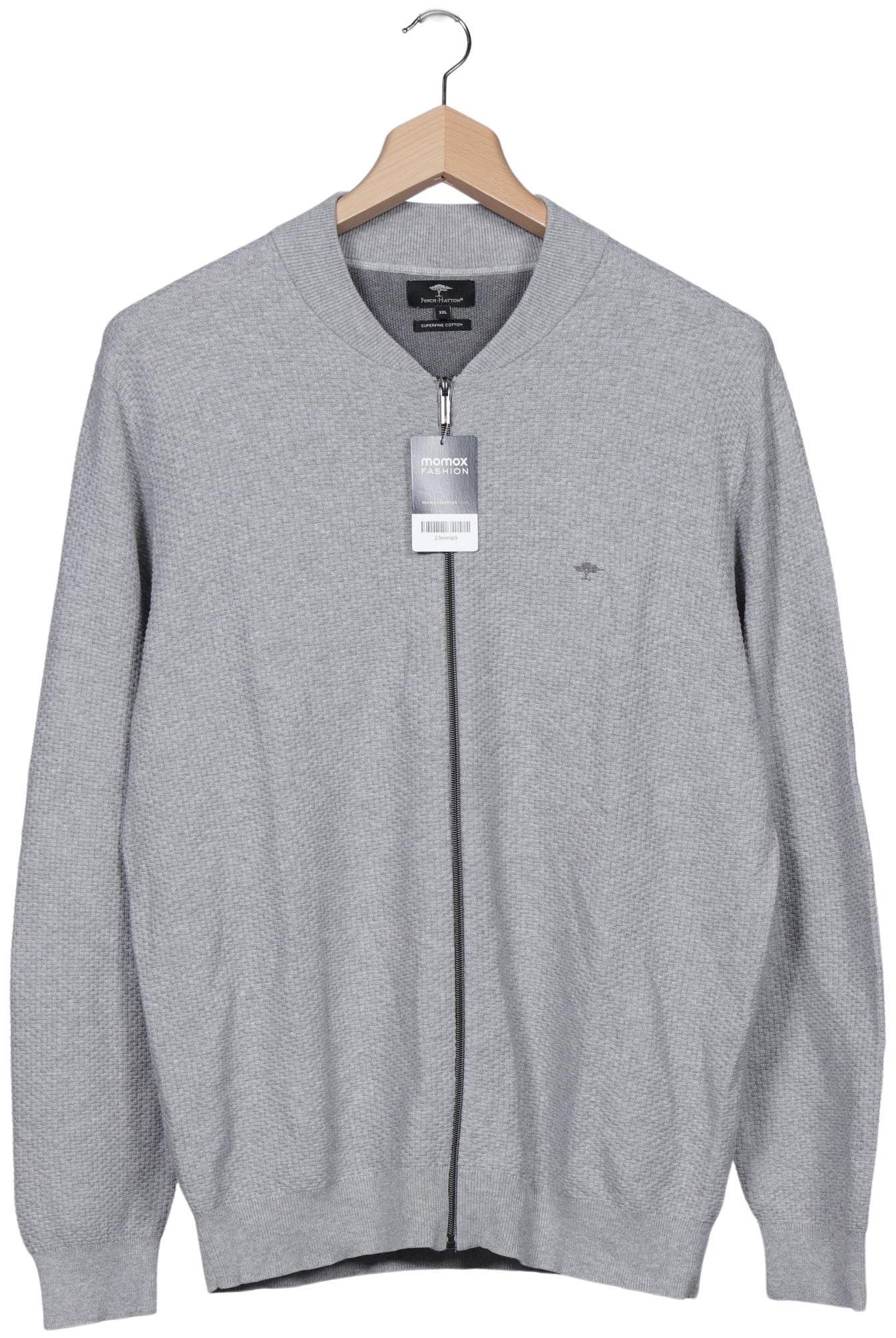

Fynch Hatton Herren Strickjacke, grau, Gr. 56