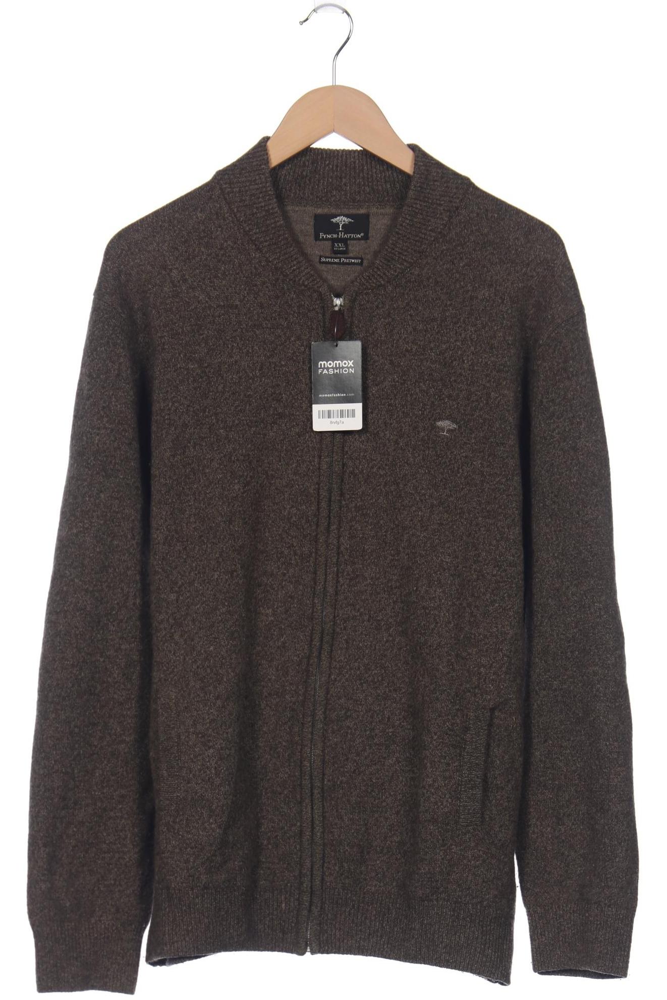 

Fynch Hatton Herren Strickjacke, grün, Gr. 56
