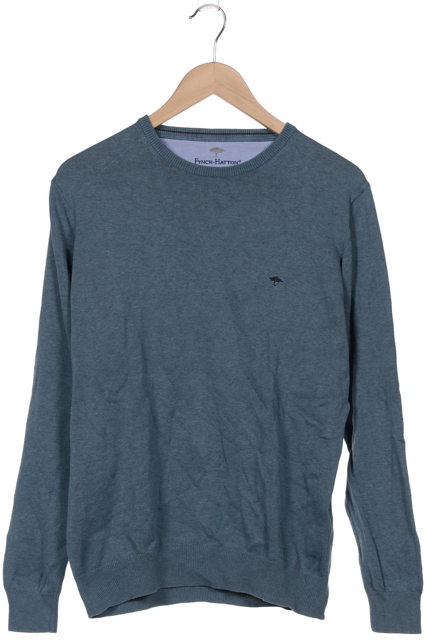 

Fynch Hatton Herren Pullover, blau, Gr. 48