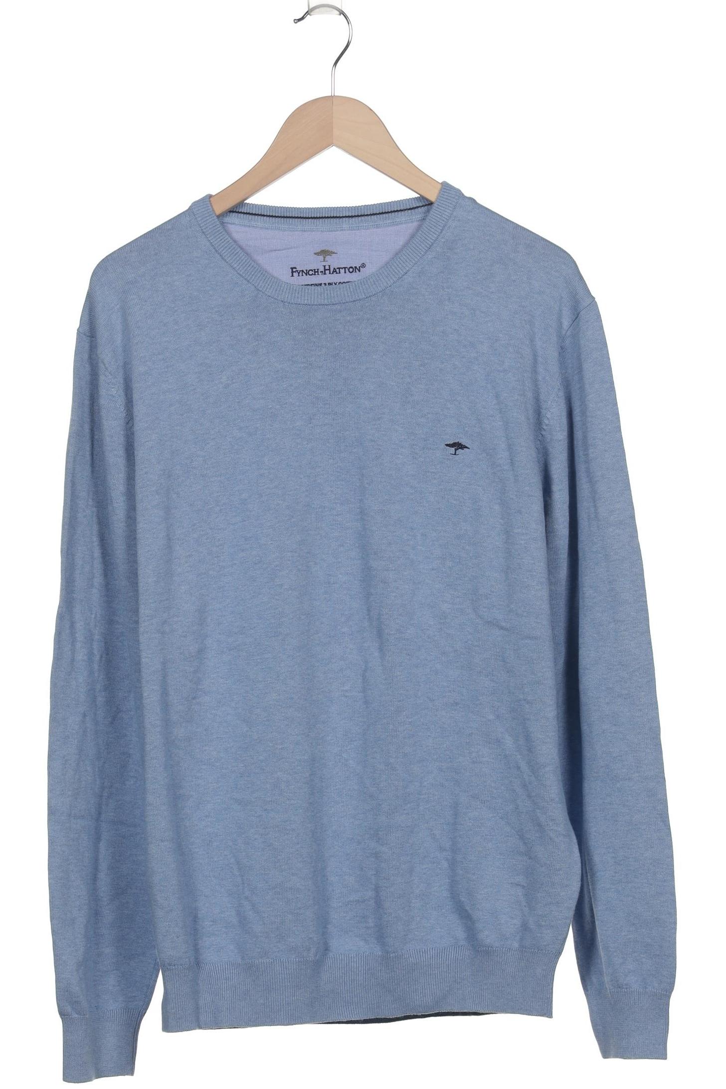 

Fynch Hatton Herren Pullover, blau, Gr. 56