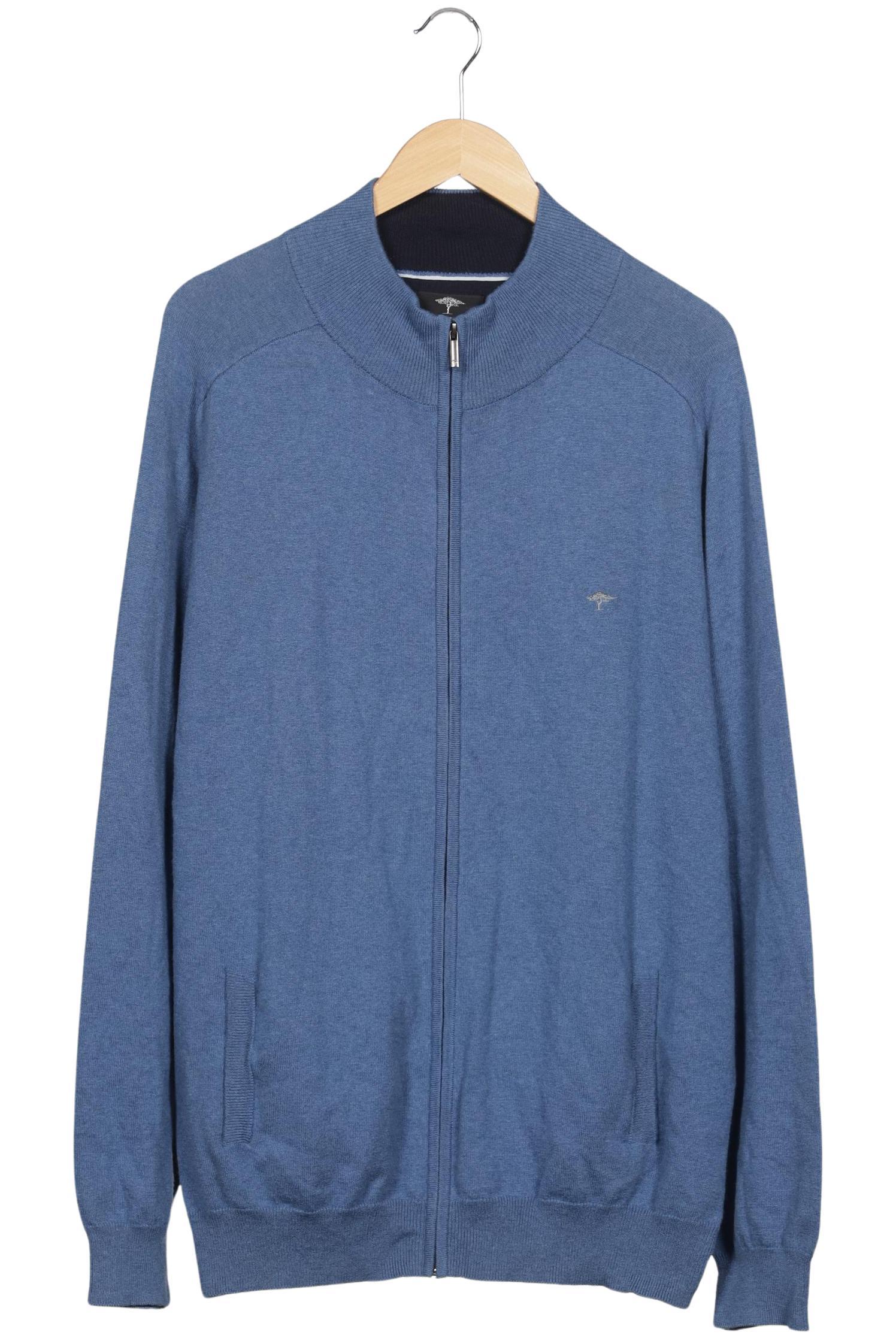 

Fynch Hatton Herren Strickjacke, blau, Gr. 56