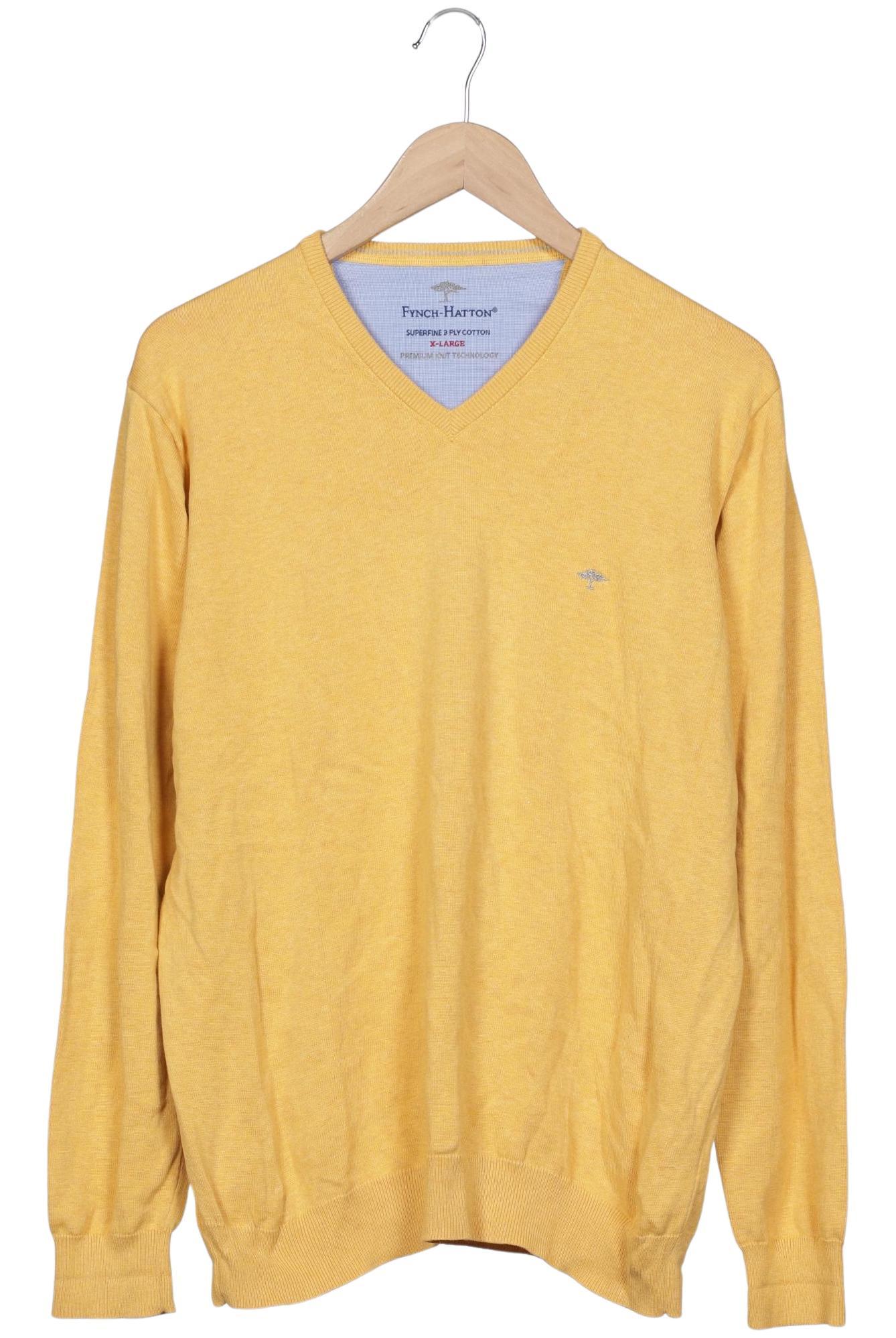

Fynch Hatton Herren Pullover, gelb, Gr. 54