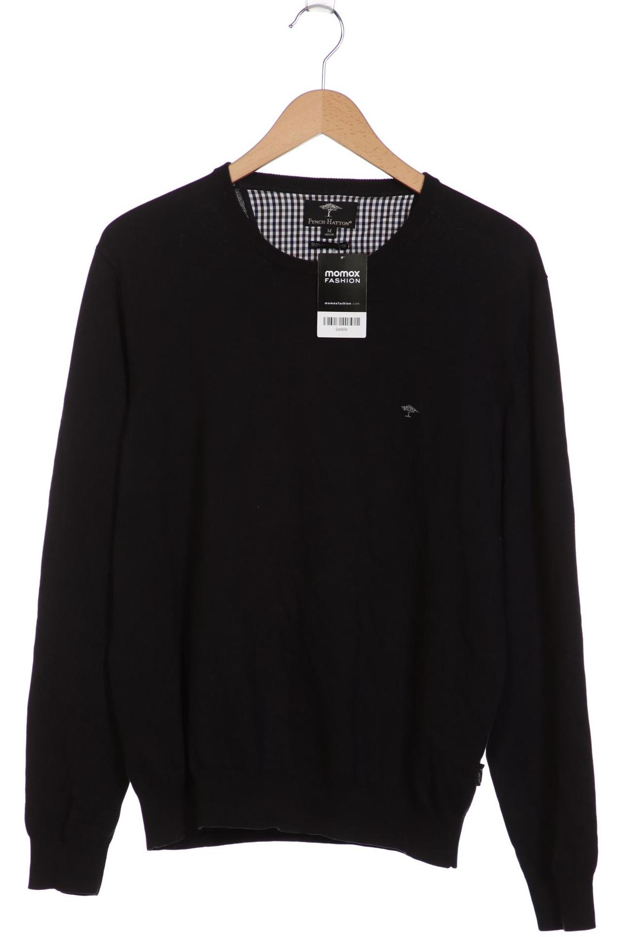 

Fynch Hatton Herren Pullover, schwarz, Gr. 48