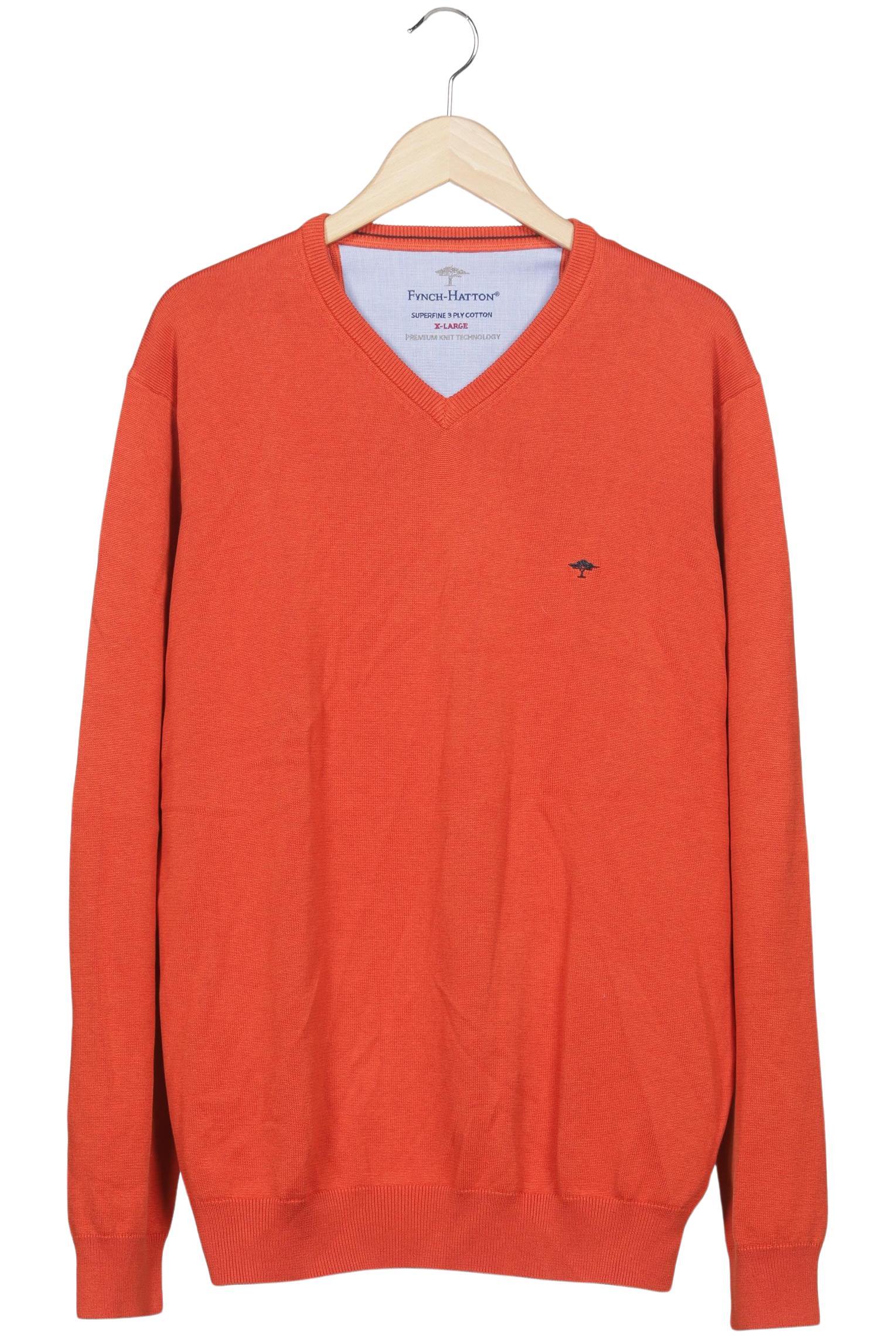 

Fynch Hatton Herren Pullover, orange, Gr. 54