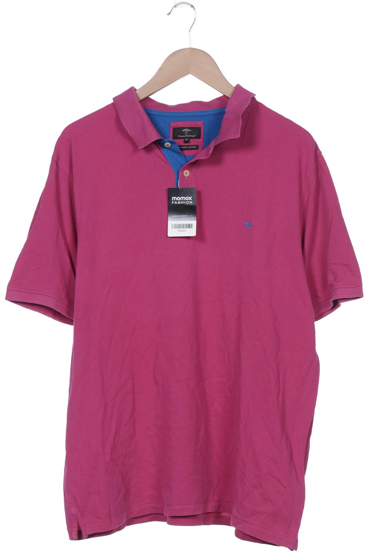 Thumbnail - Fynch Hatton Herren Poloshirt, pink, Gr. 56