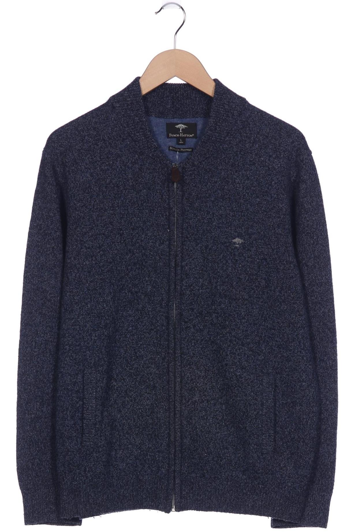 

Fynch Hatton Herren Strickjacke, blau, Gr. 52