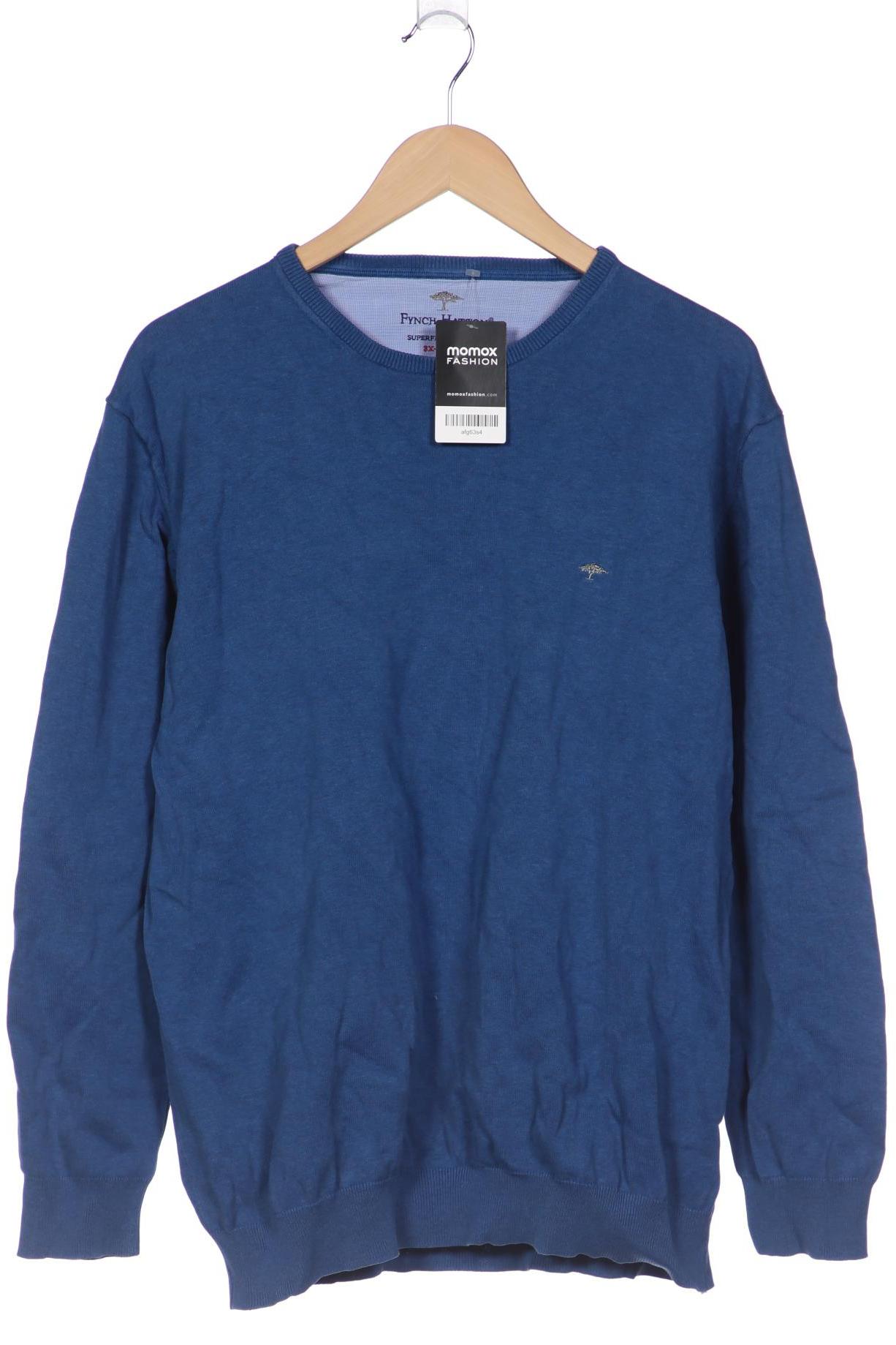 

Fynch Hatton Herren Pullover, blau, Gr. 58