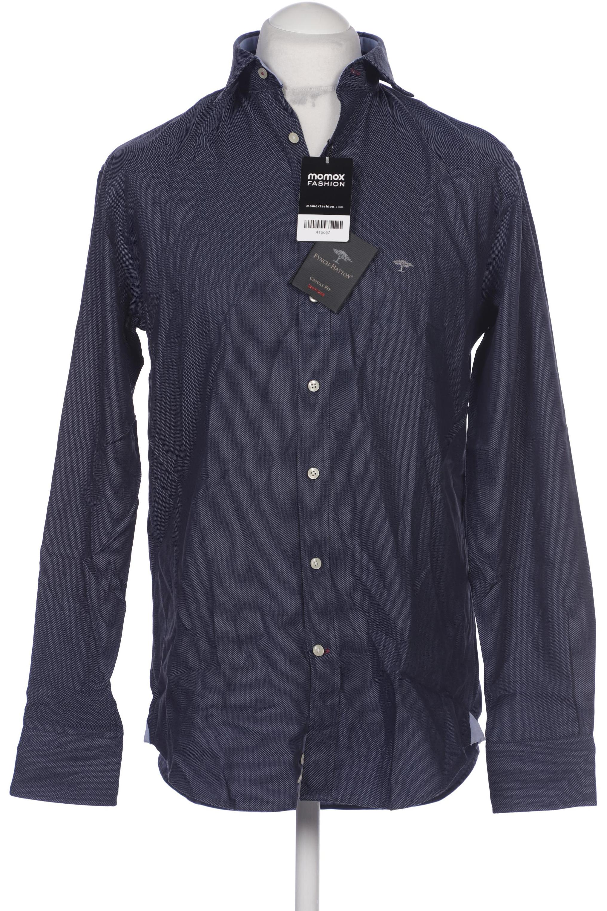 

Fynch Hatton Herren Hemd, marineblau, Gr. 48