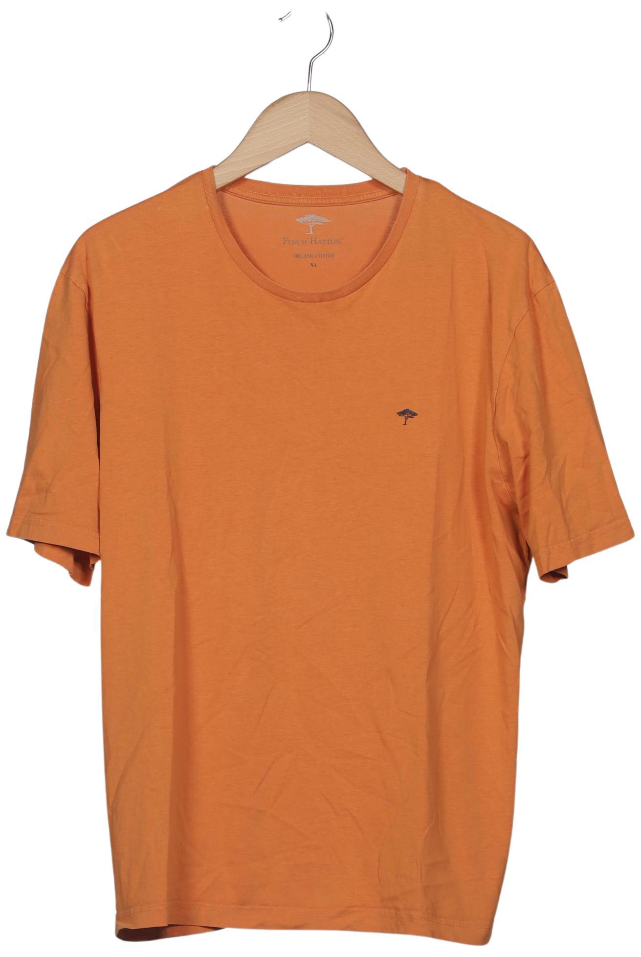 Thumbnail - Fynch Hatton Herren T-Shirt, orange, Gr. 54