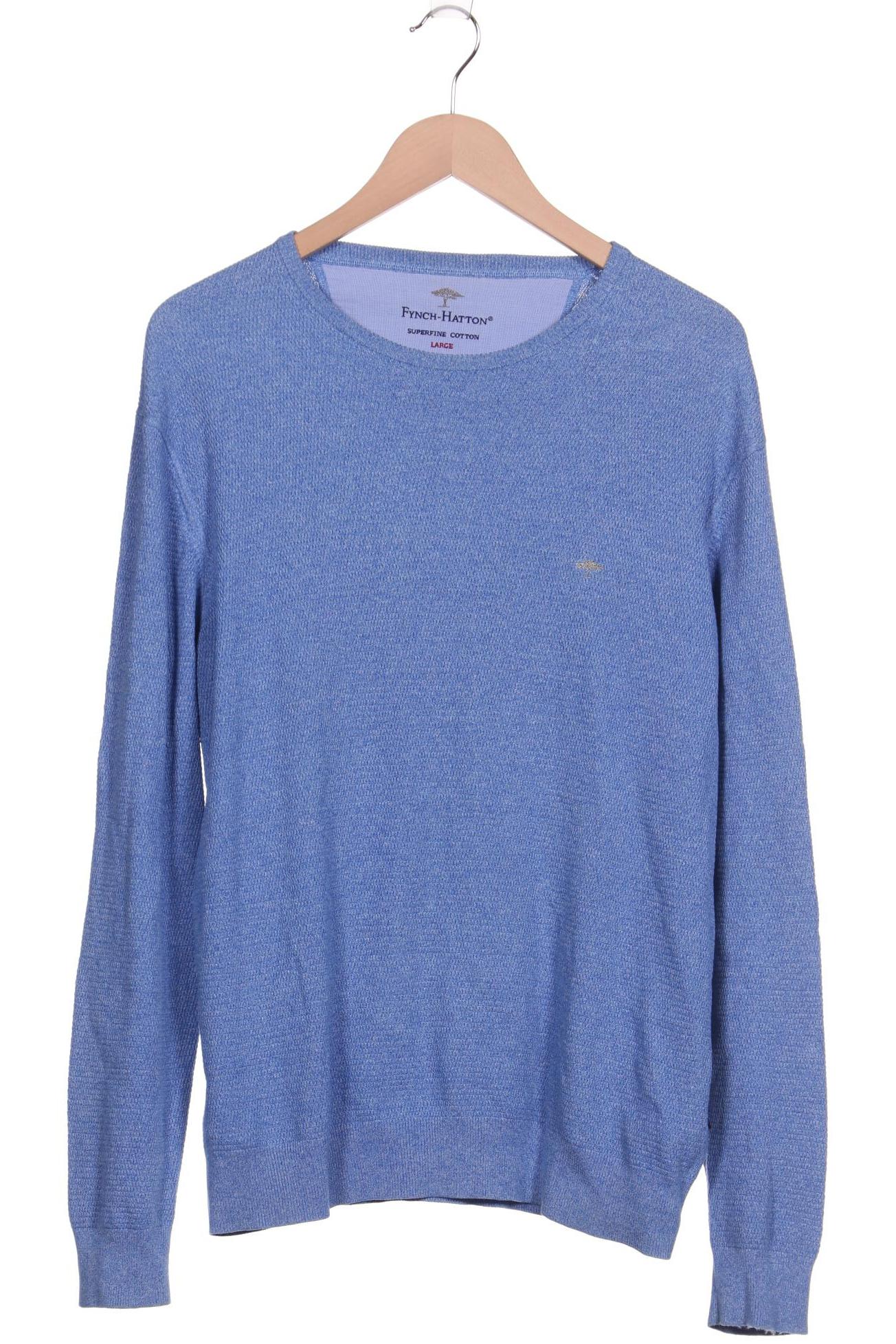 

Fynch Hatton Herren Pullover, blau