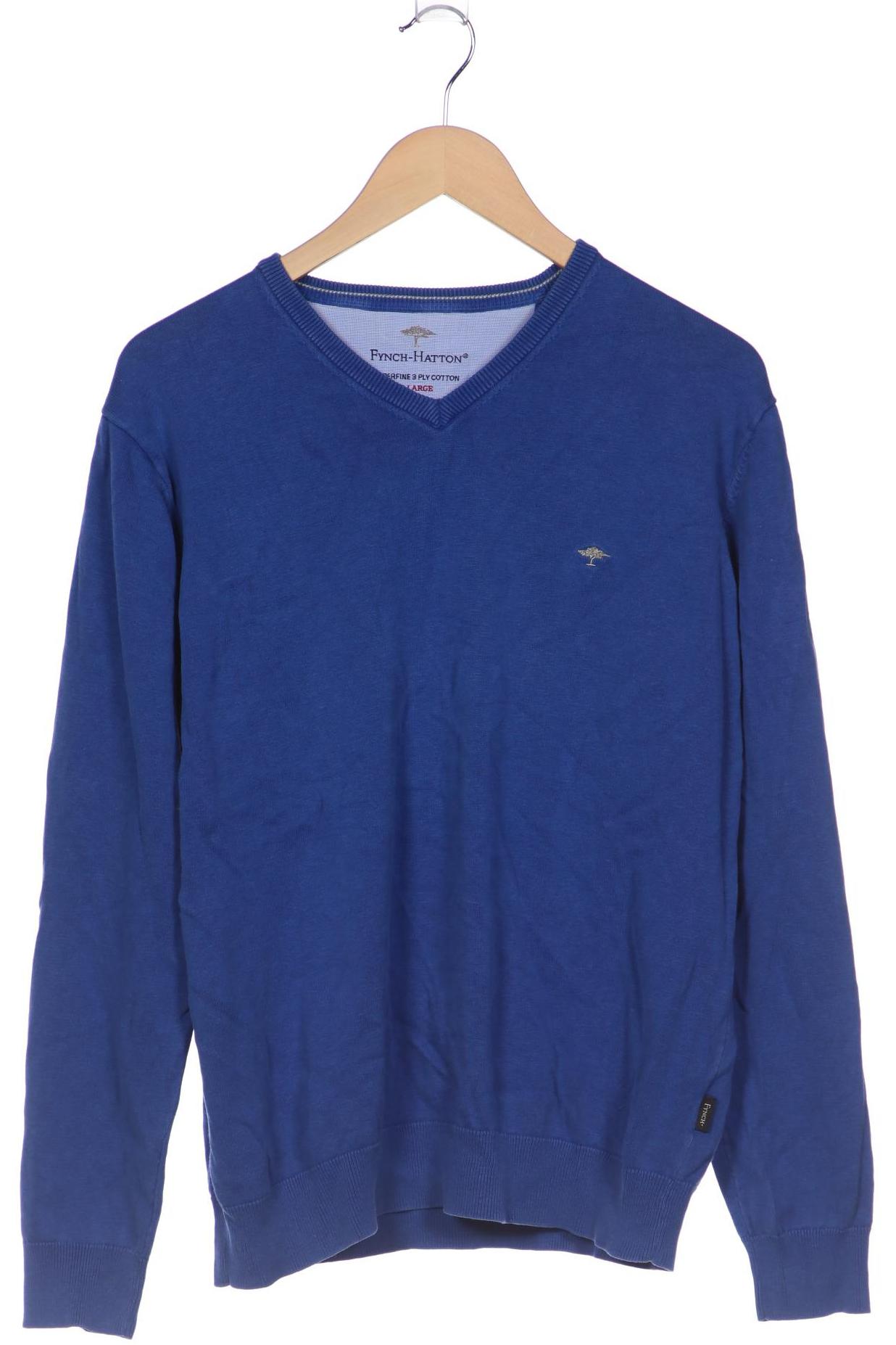 

Fynch Hatton Herren Pullover, blau