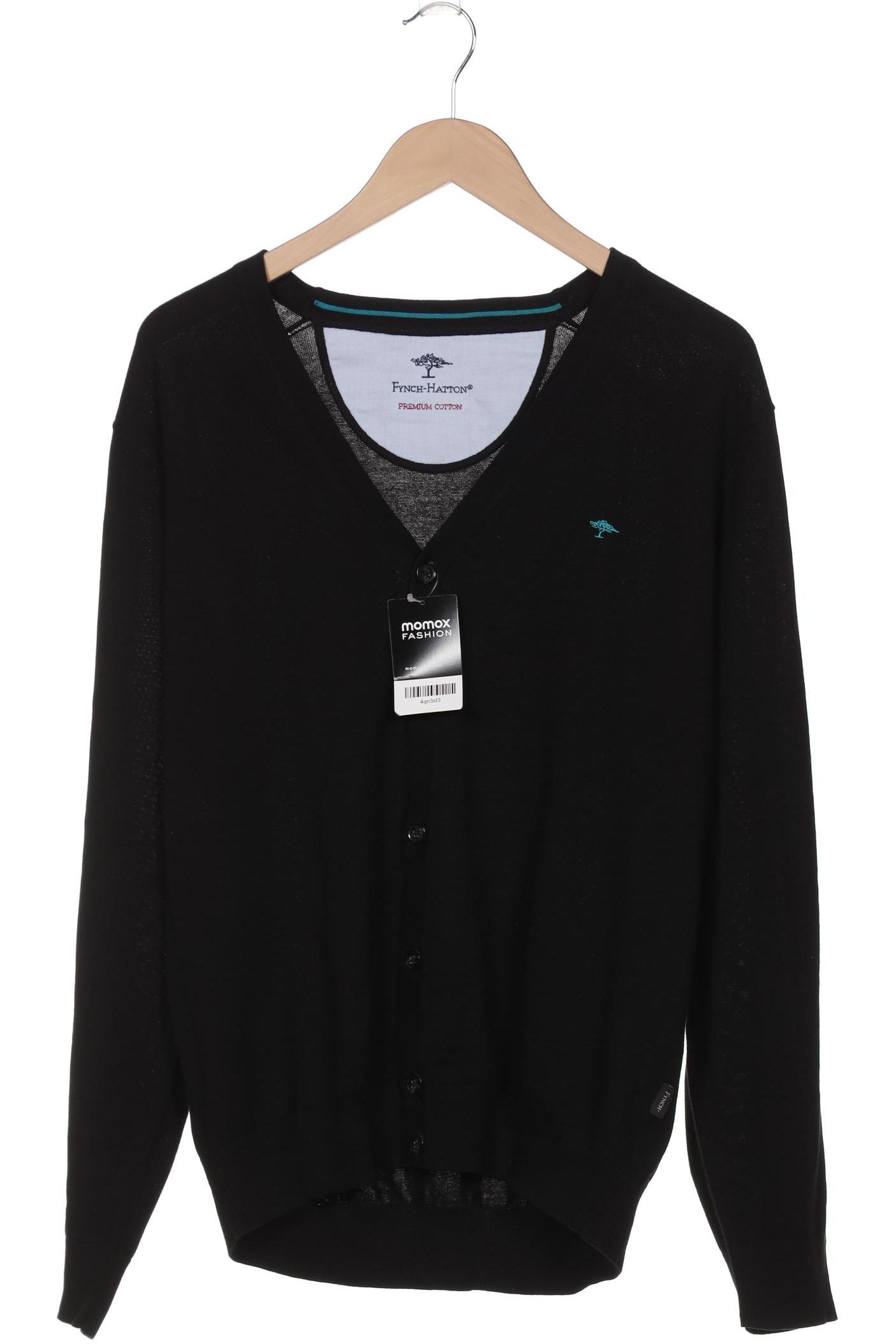 

Fynch Hatton Herren Strickjacke, schwarz, Gr. 48