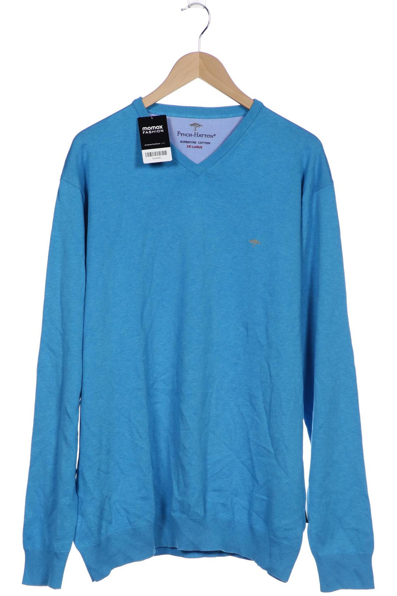 

Fynch Hatton Herren Pullover, blau, Gr. 58