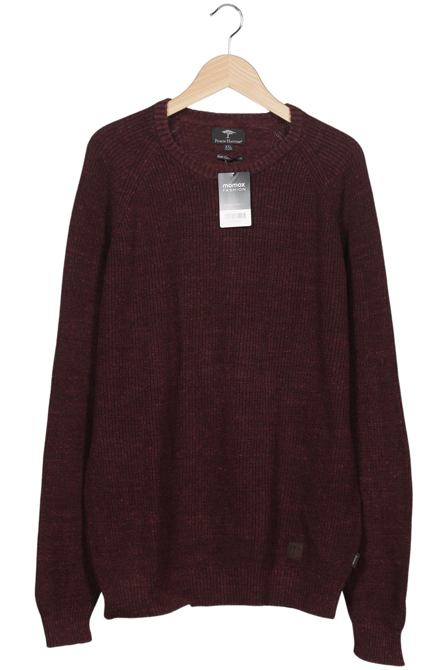 Thumbnail - Fynch Hatton Herren Pullover, bordeaux, Gr. 56