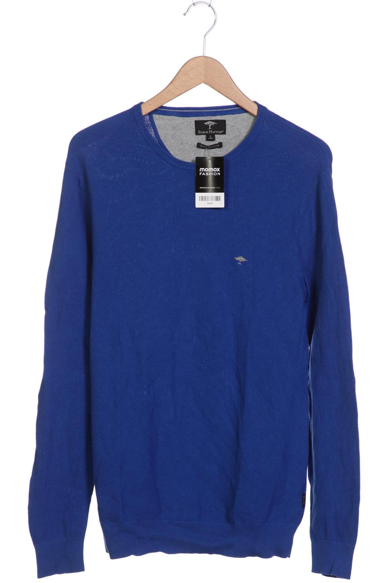 

Fynch Hatton Herren Pullover, blau