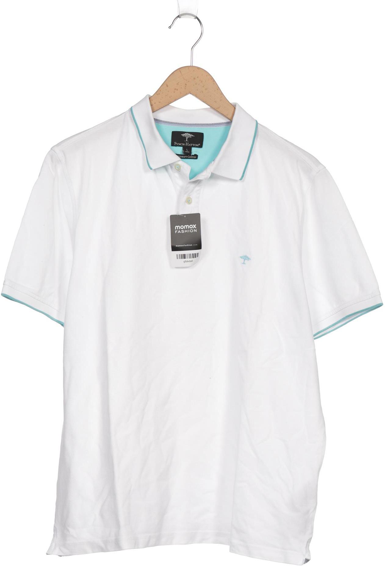 

Fynch Hatton Herren Poloshirt, weiß