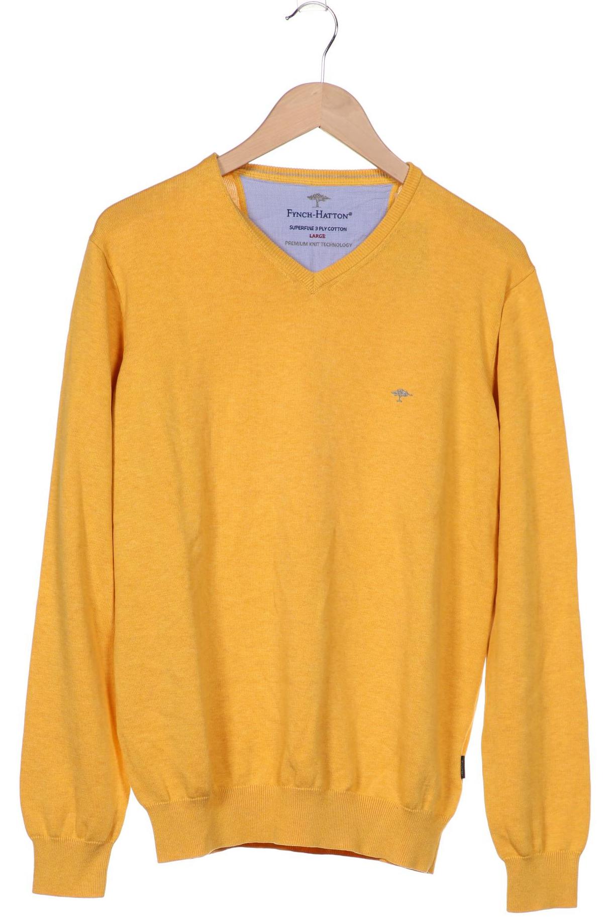 

Fynch Hatton Herren Pullover, gelb