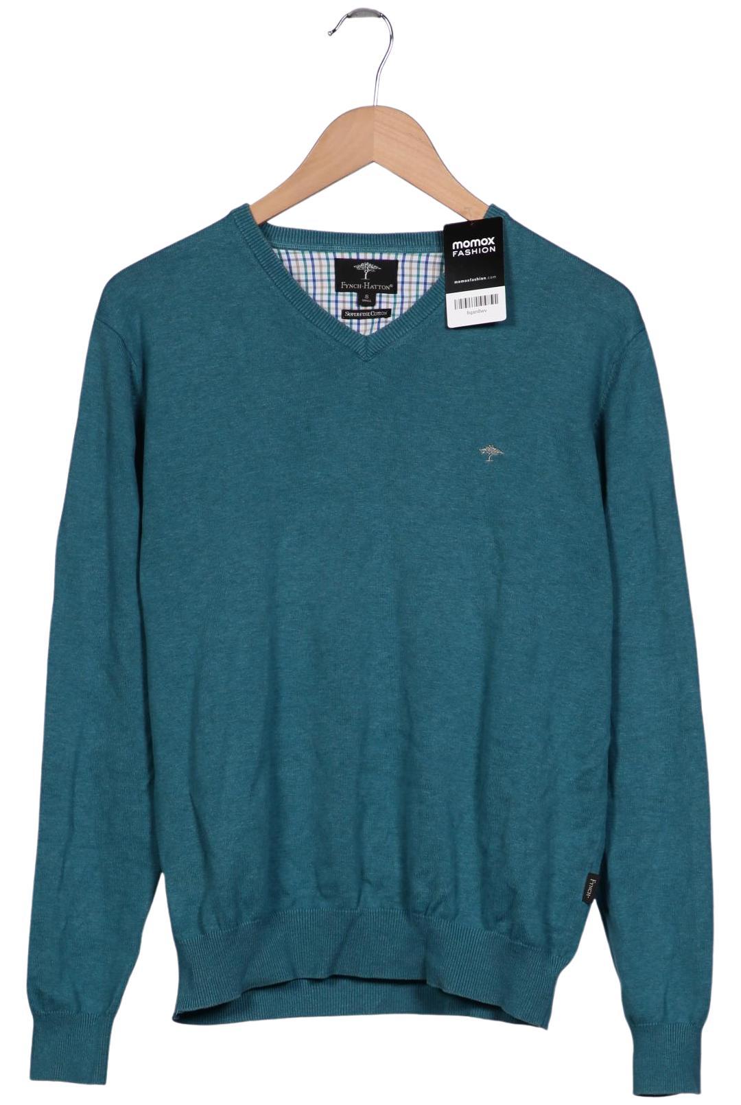 

Fynch Hatton Herren Pullover, türkis, Gr. 46