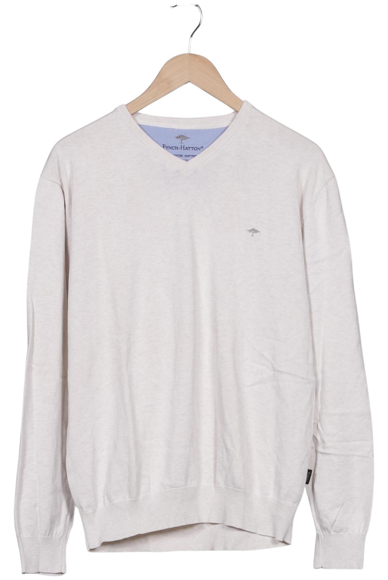 

Fynch Hatton Herren Pullover, cremeweiß, Gr. 54