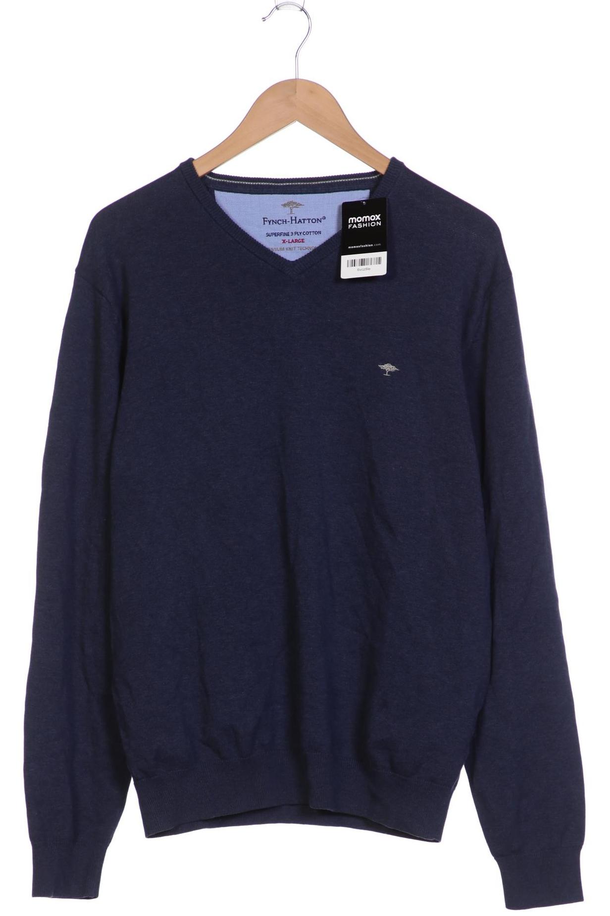 

Fynch Hatton Herren Pullover, marineblau