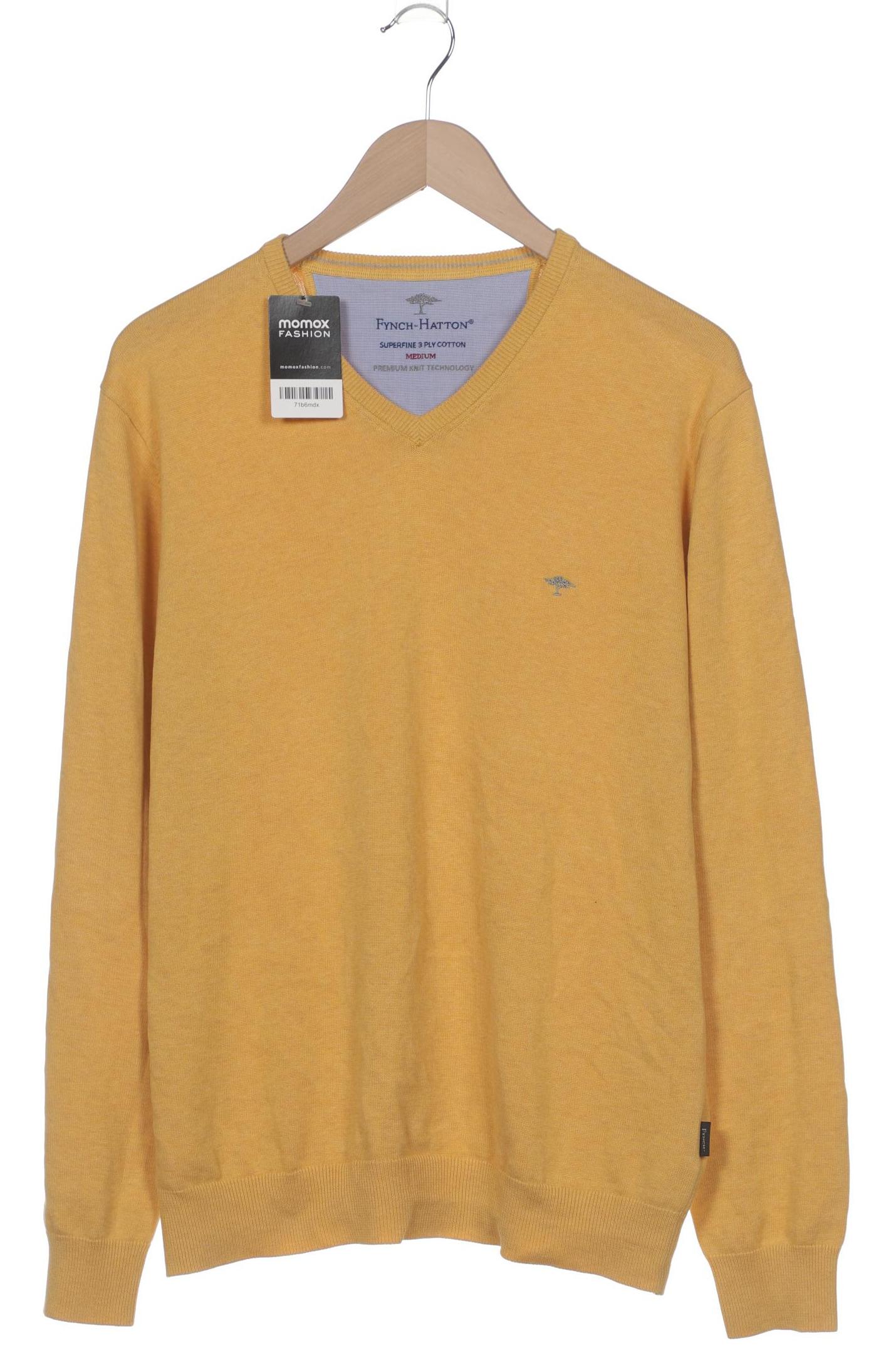 

Fynch Hatton Herren Pullover, gelb, Gr. 48