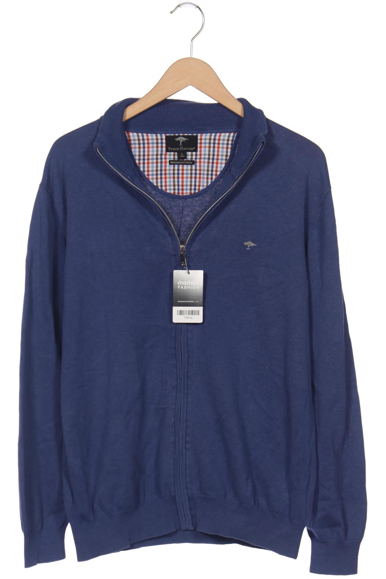 

Fynch Hatton Herren Strickjacke, blau