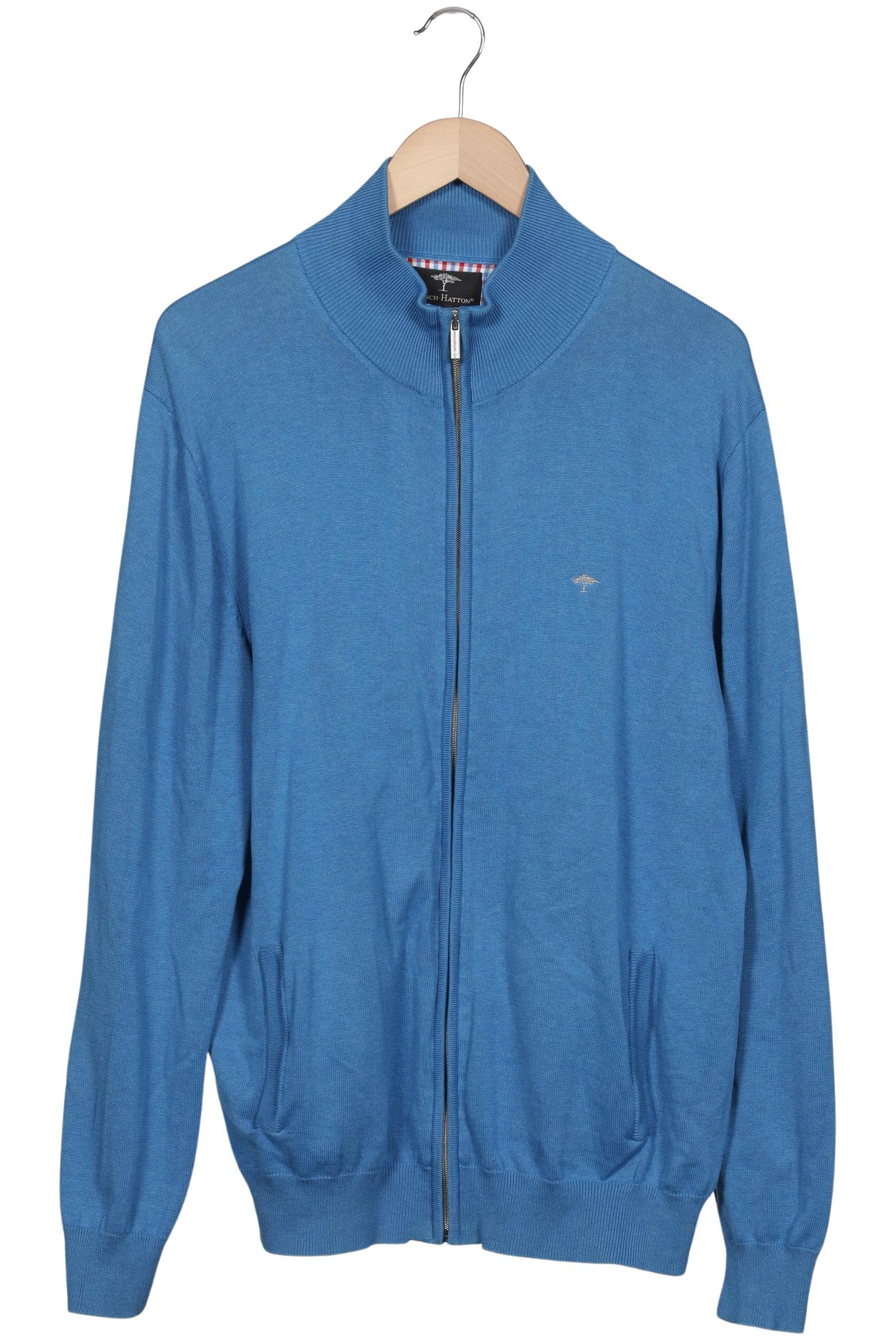 

Fynch Hatton Herren Strickjacke, blau, Gr. 54