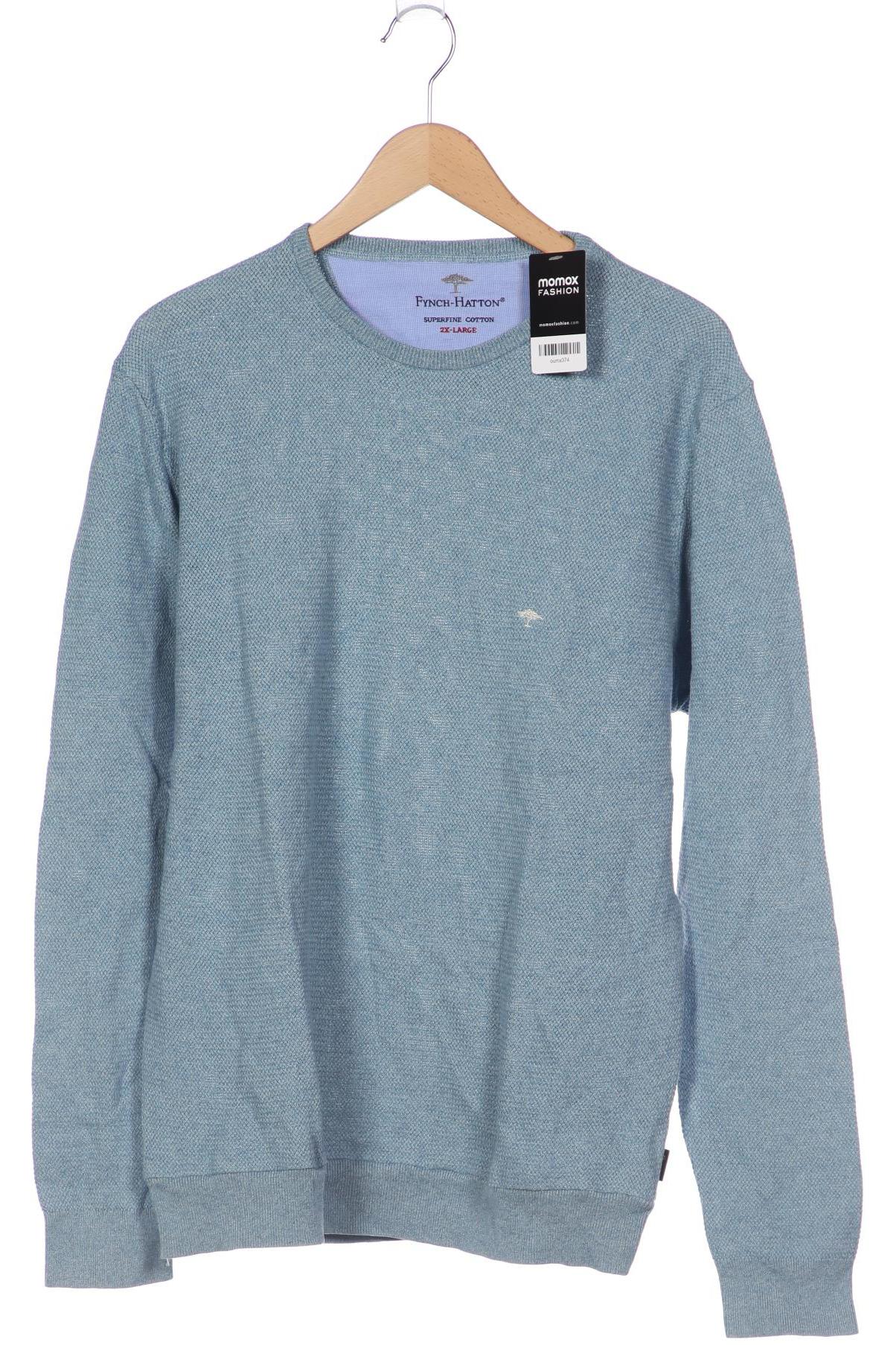 

Fynch Hatton Herren Pullover, blau