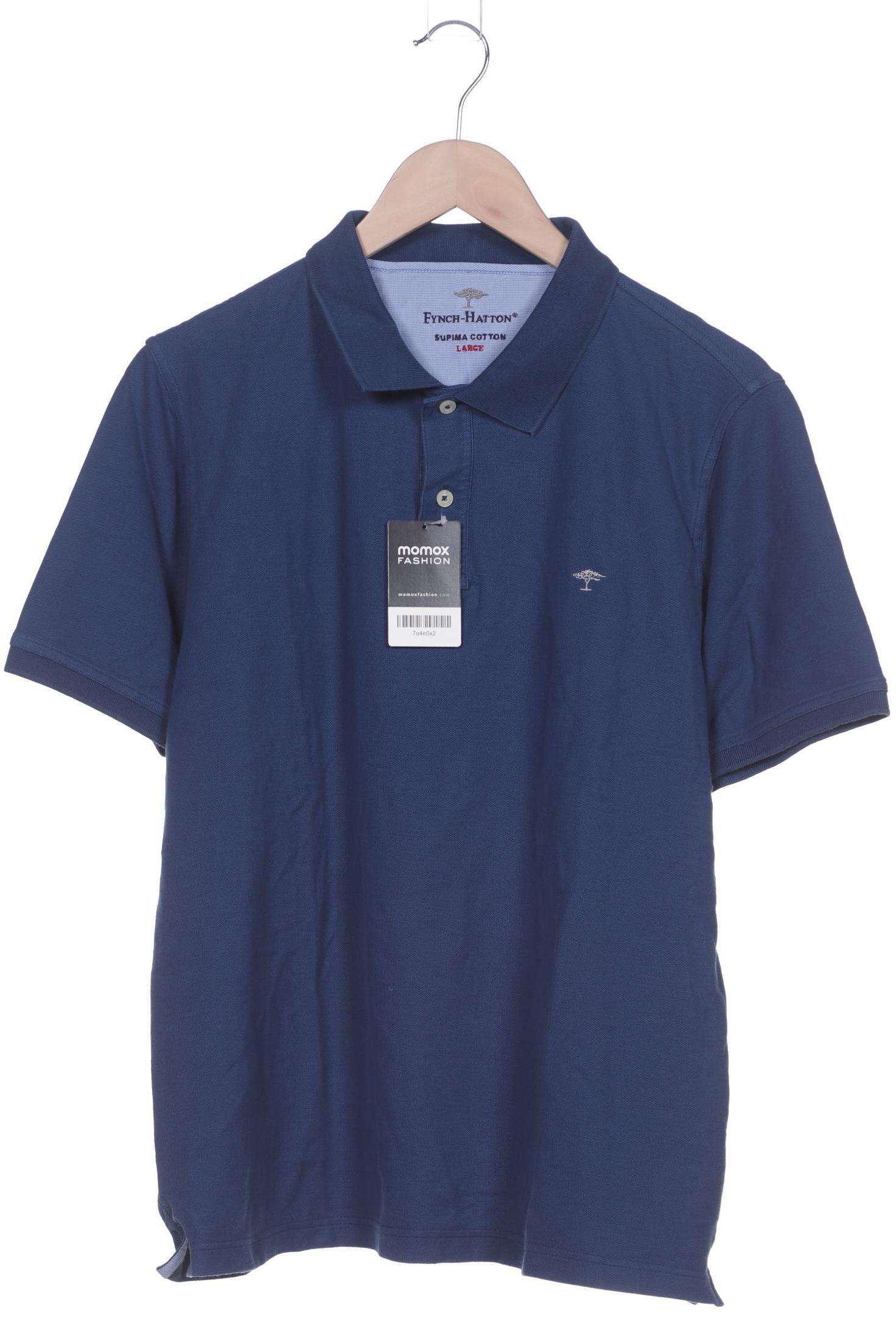 

Fynch Hatton Herren Poloshirt, blau, Gr. 52