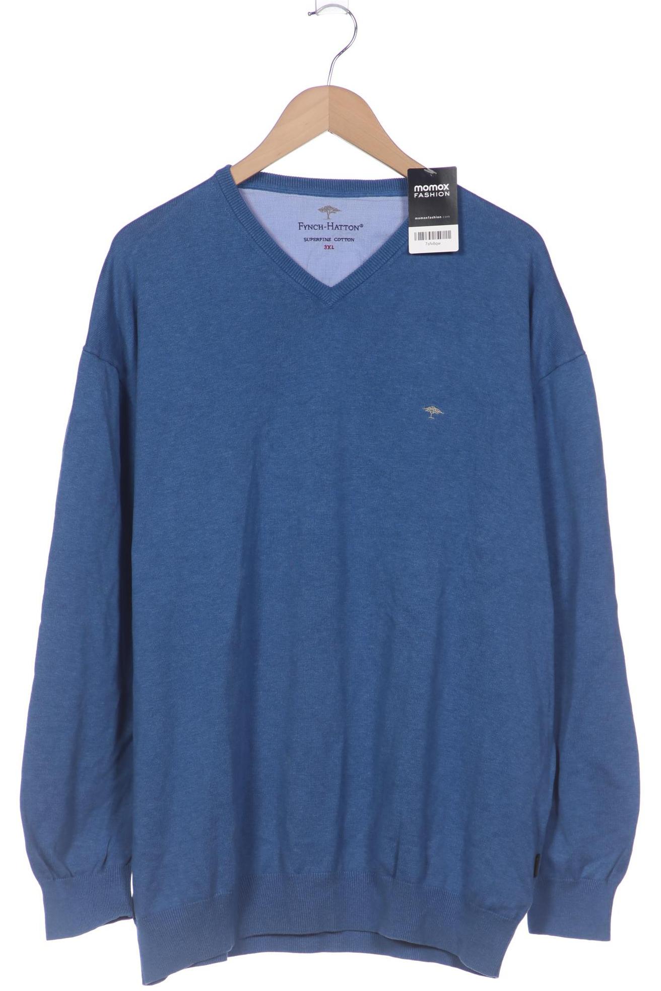 

Fynch Hatton Herren Pullover, blau, Gr. 58