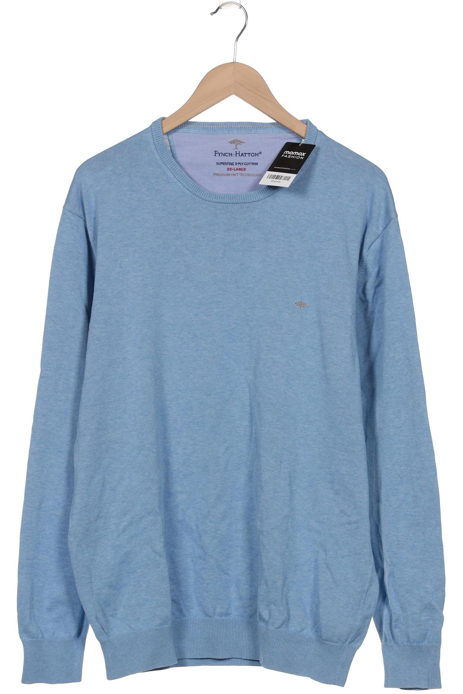 

Fynch Hatton Herren Pullover, blau, Gr. 56