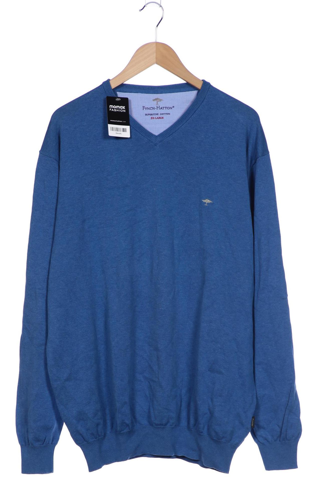 

Fynch Hatton Herren Pullover, blau, Gr. 58