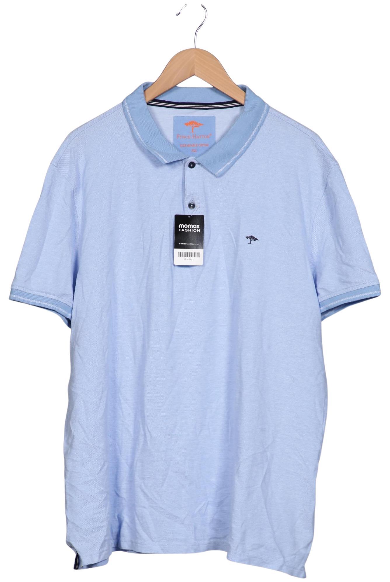 Thumbnail - Fynch Hatton Herren Poloshirt, hellblau, Gr. 58