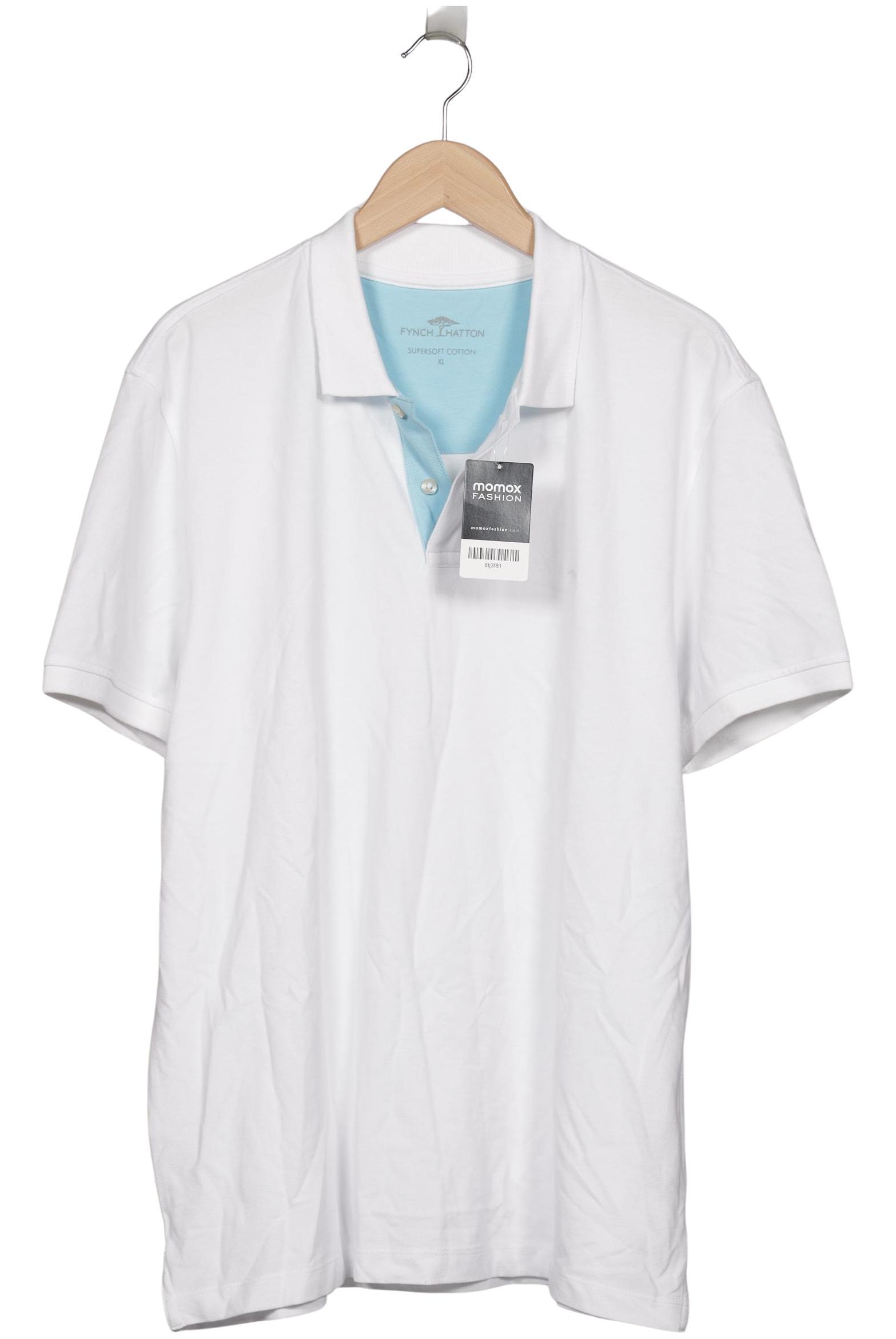 Thumbnail - Fynch Hatton Herren Poloshirt, weiß, Gr. 54