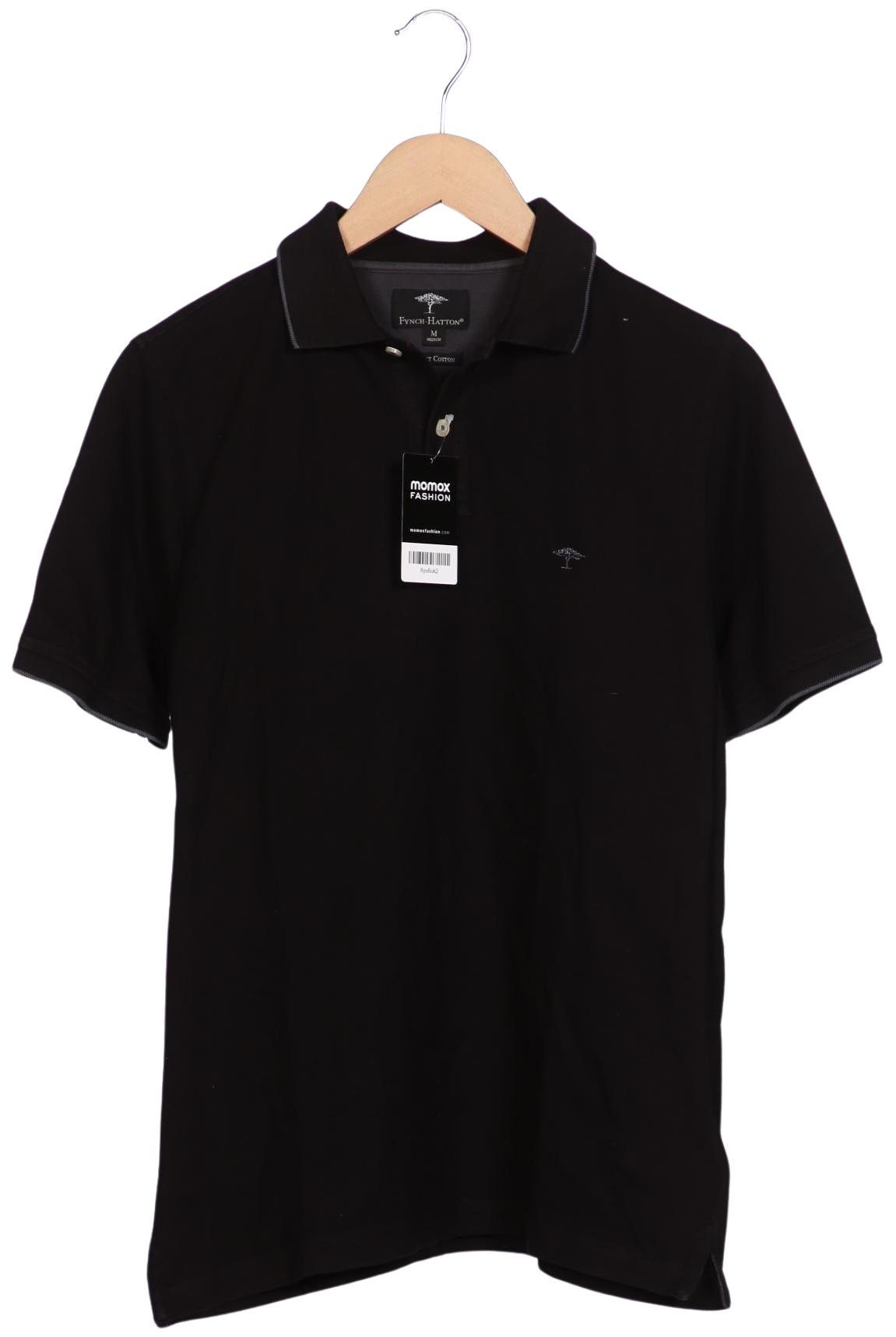 Thumbnail - Fynch Hatton Herren Poloshirt, schwarz, Gr. 48