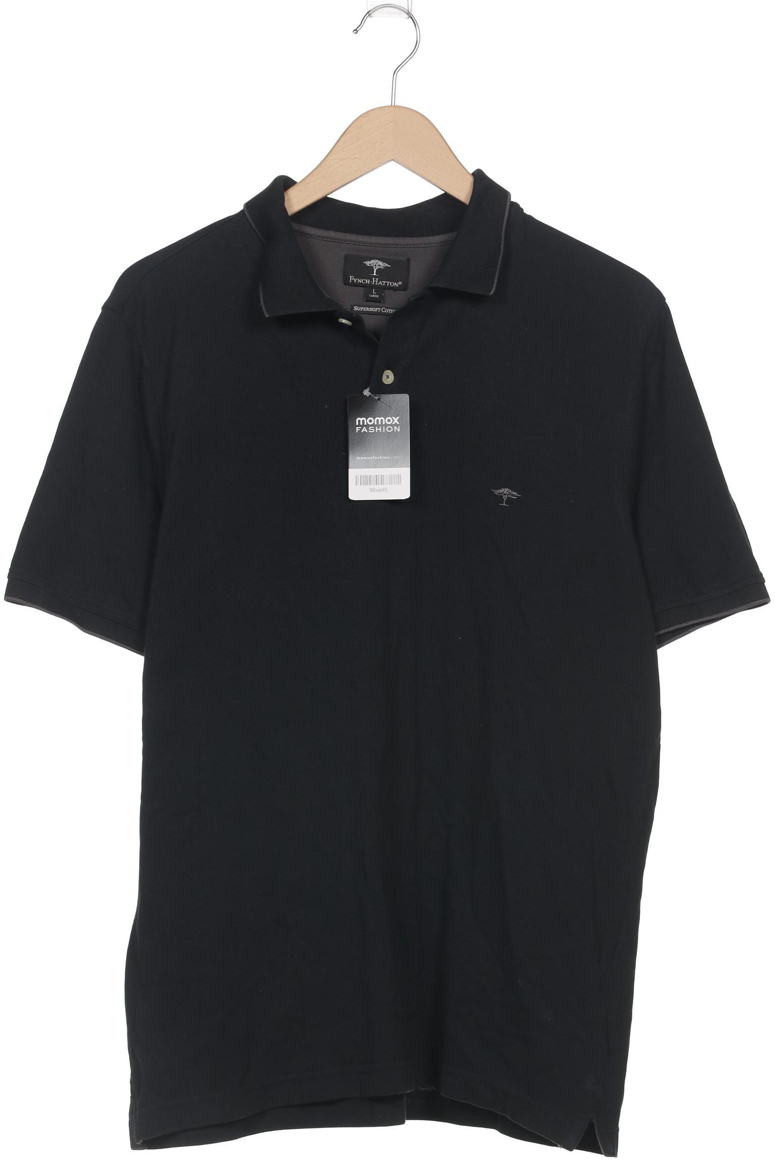 

Fynch Hatton Herren Poloshirt, schwarz, Gr. 52