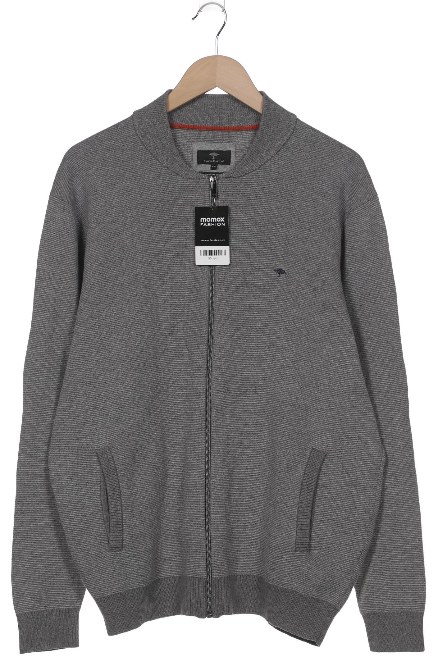 

Fynch Hatton Herren Strickjacke, grau, Gr. 56