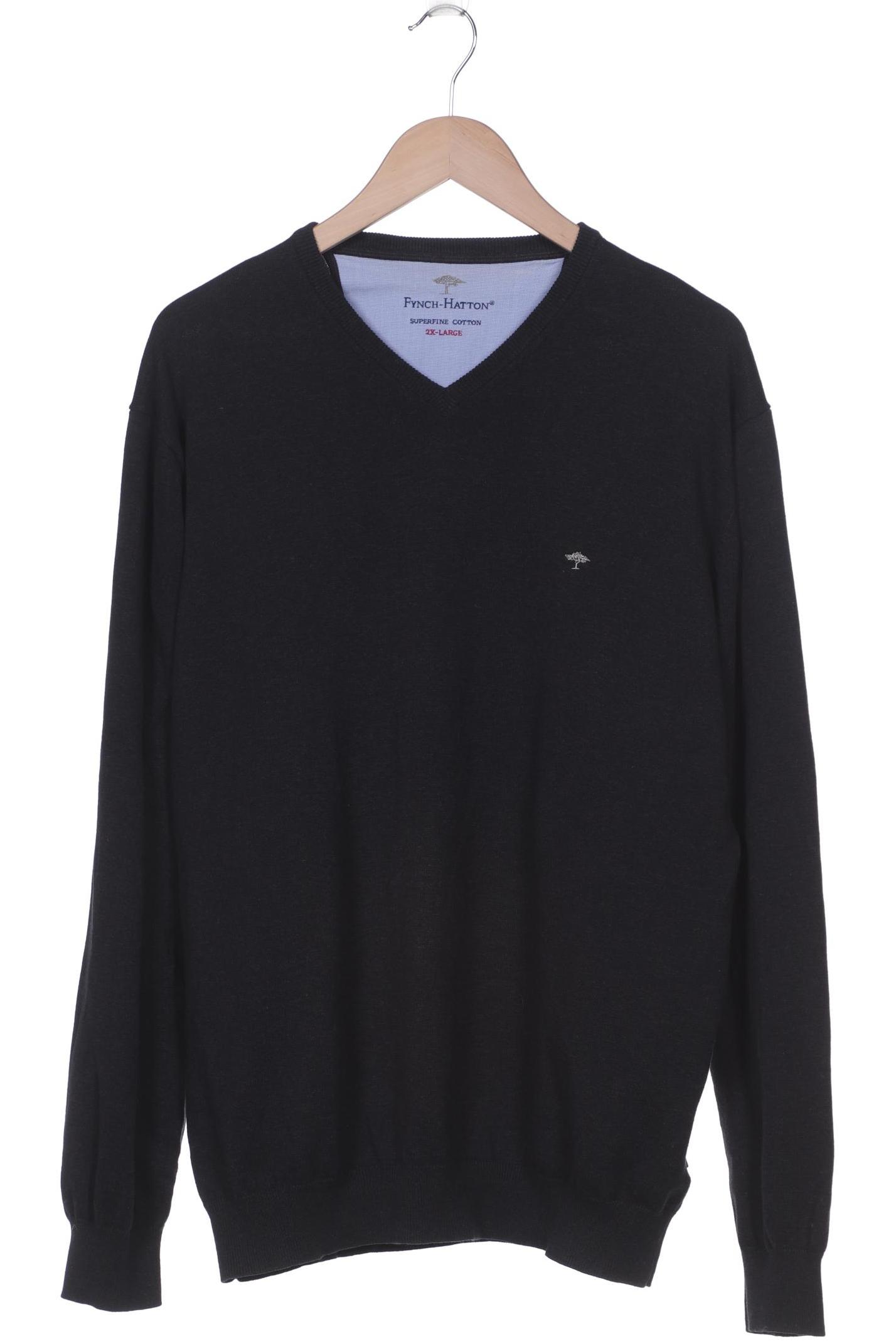 

Fynch Hatton Herren Pullover, schwarz