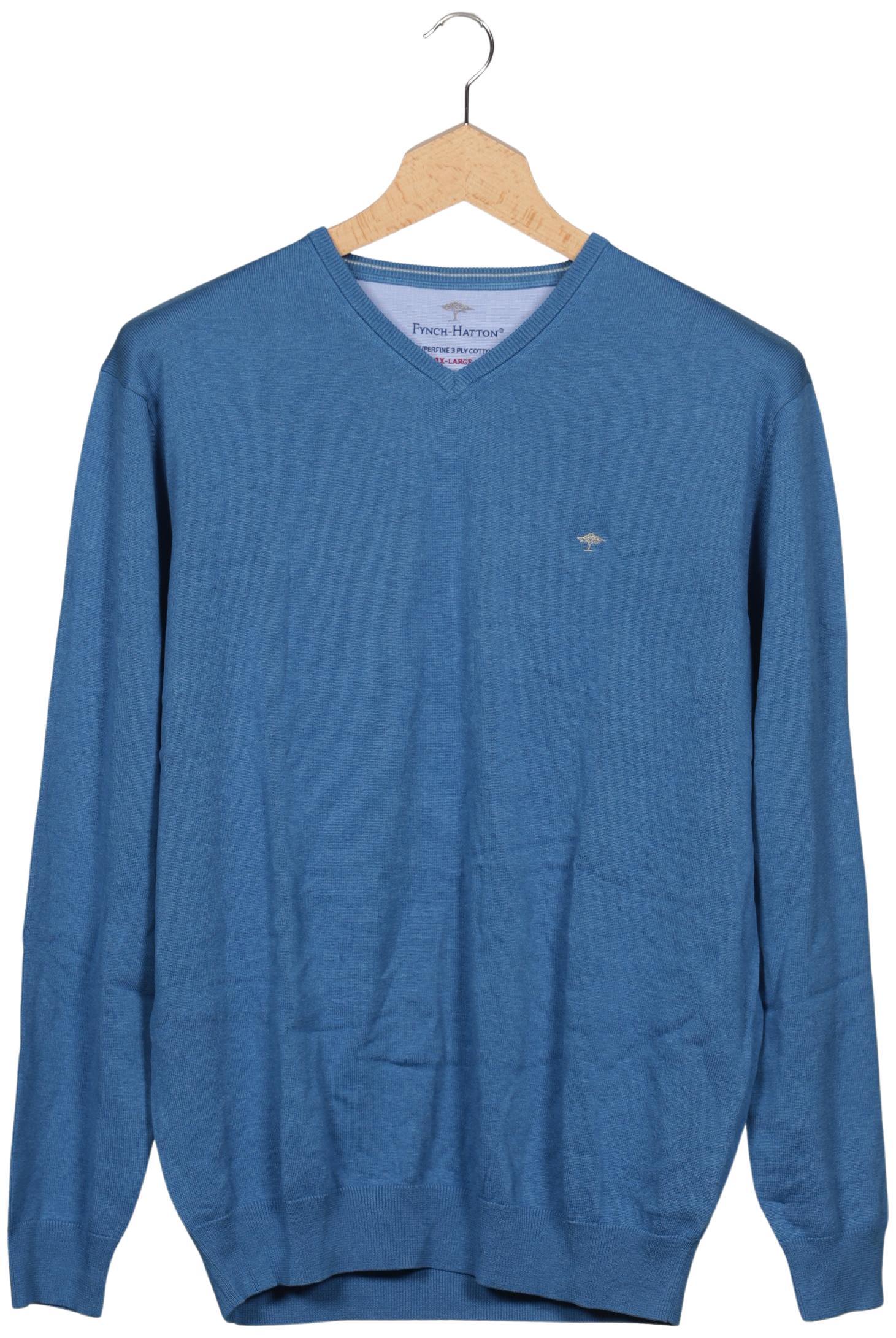 

Fynch Hatton Herren Pullover, blau, Gr. 58